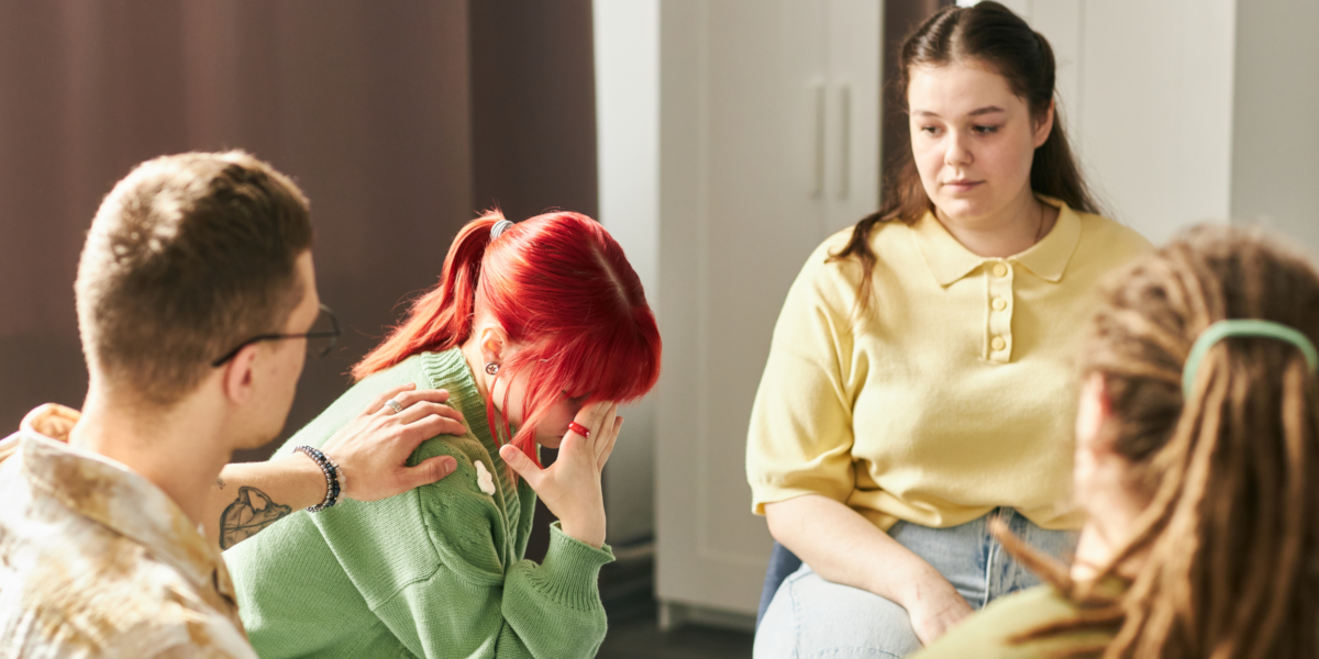 Support groups as a first port of call