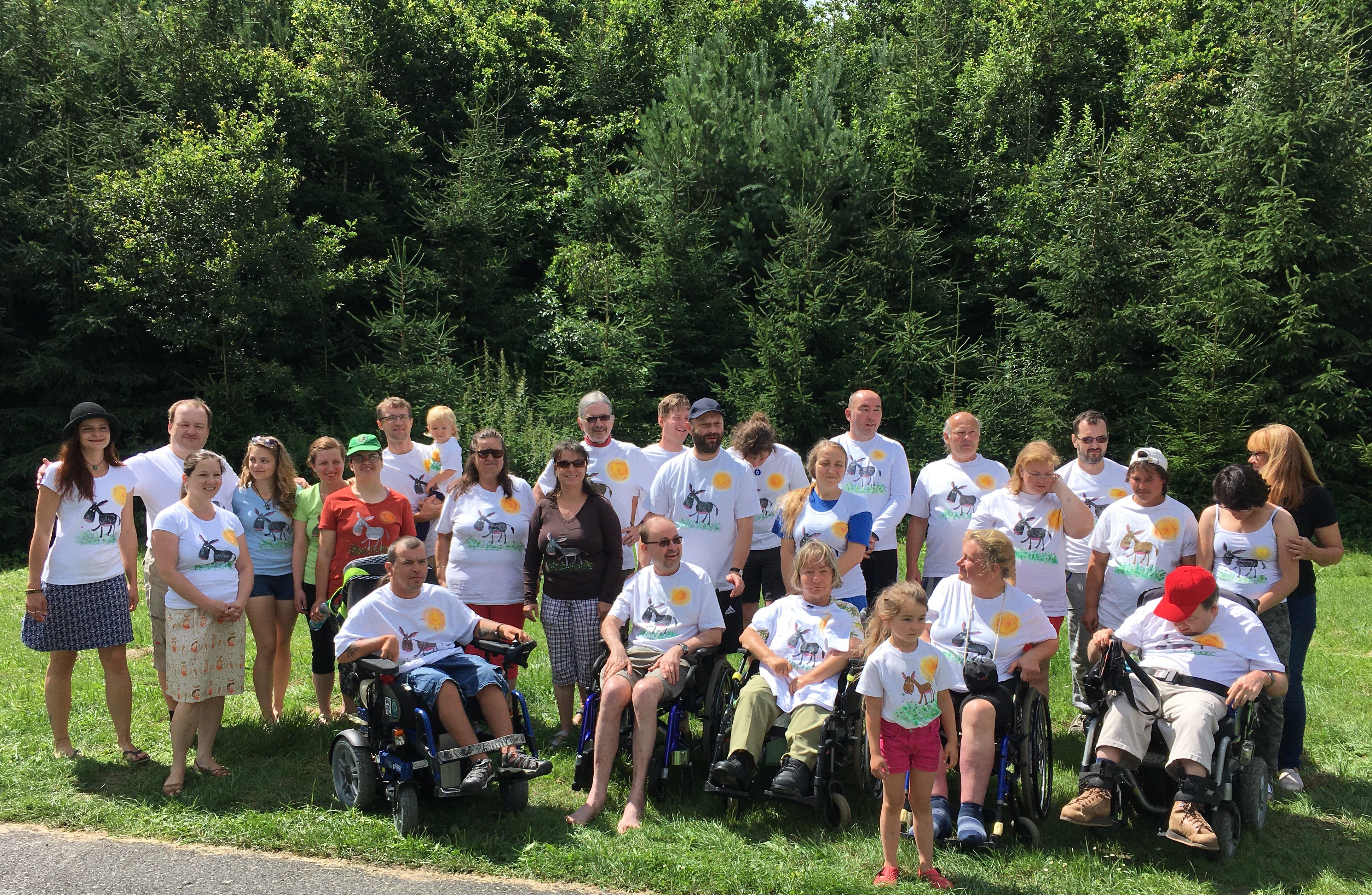 Putování s Oslem - letní tábor pro lidi s hendikepem