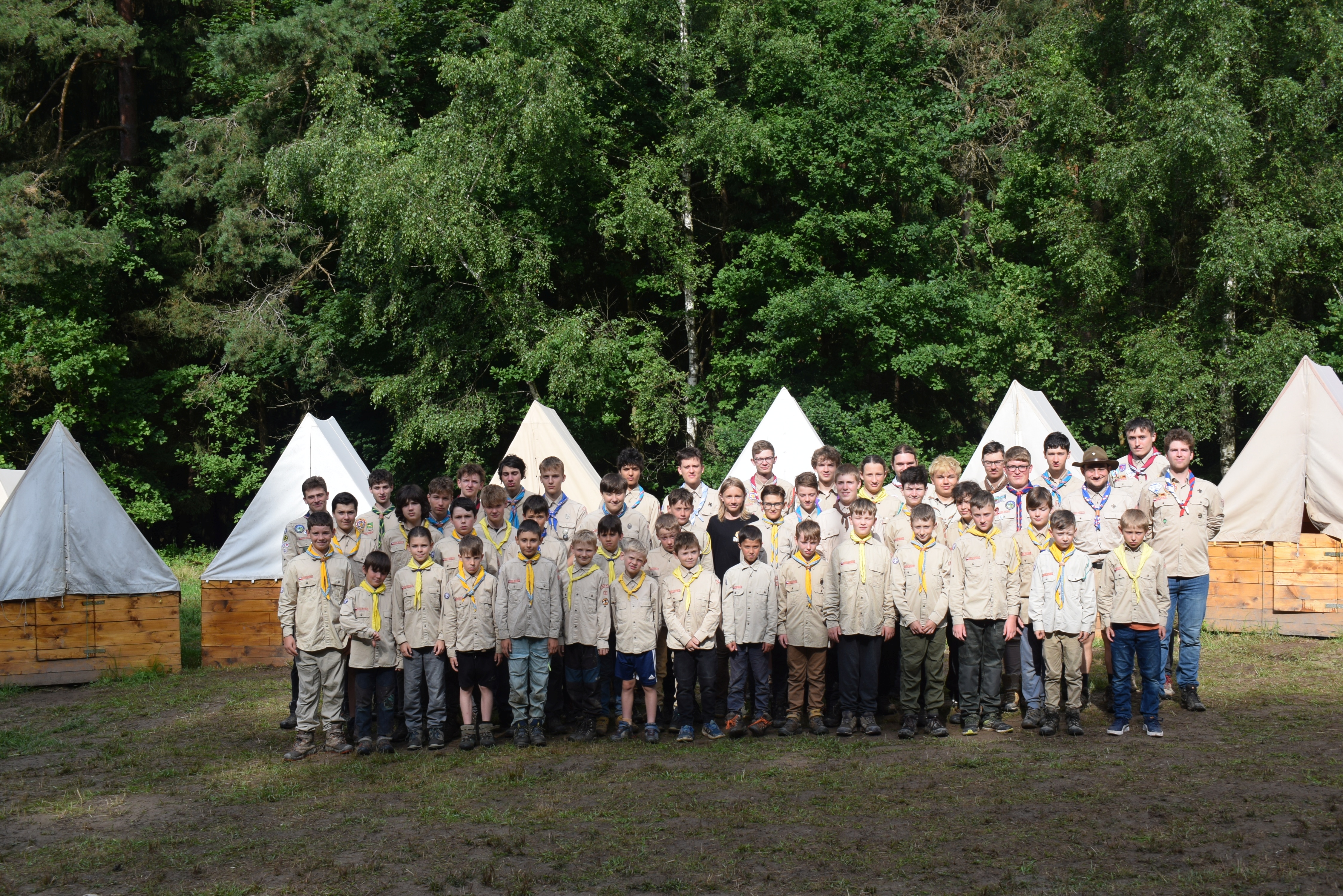 Studna pro skautský tábor v Mutyněvsi