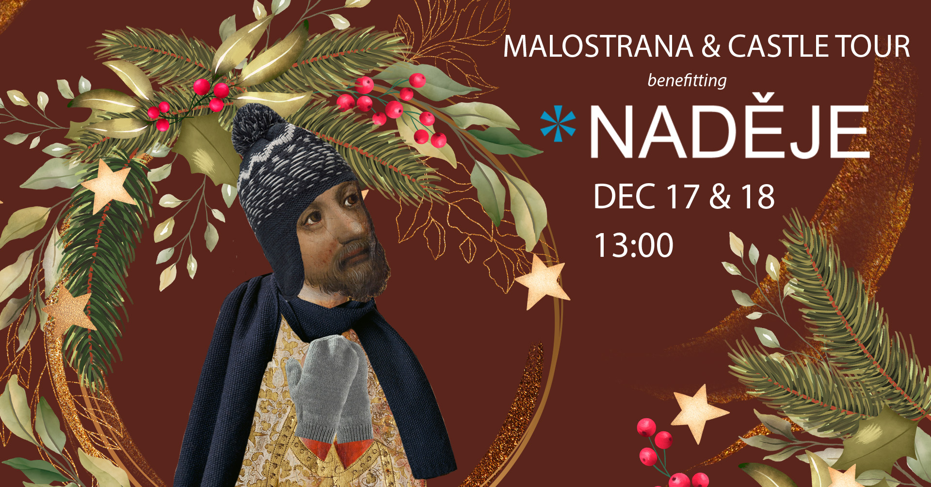 Malá Strana & Castle Tour benefitting NADĚJE