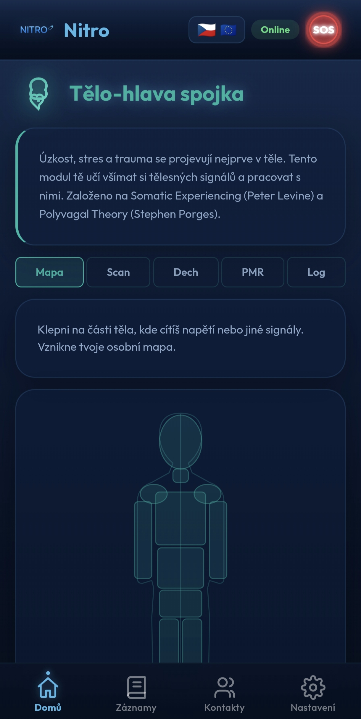 Pomozte mi rozvíjet NITRO – aplikaci pro duševní zdraví zdarma