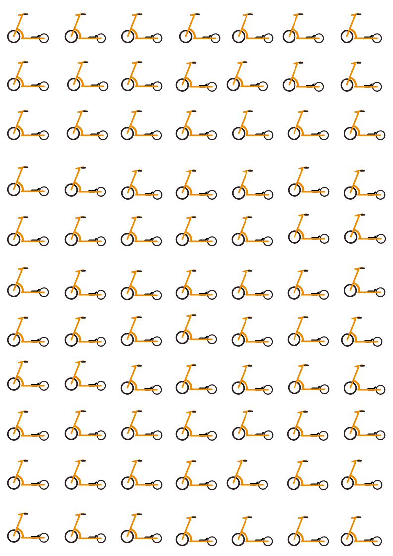 Pavla´s birthday on a kick scooter!