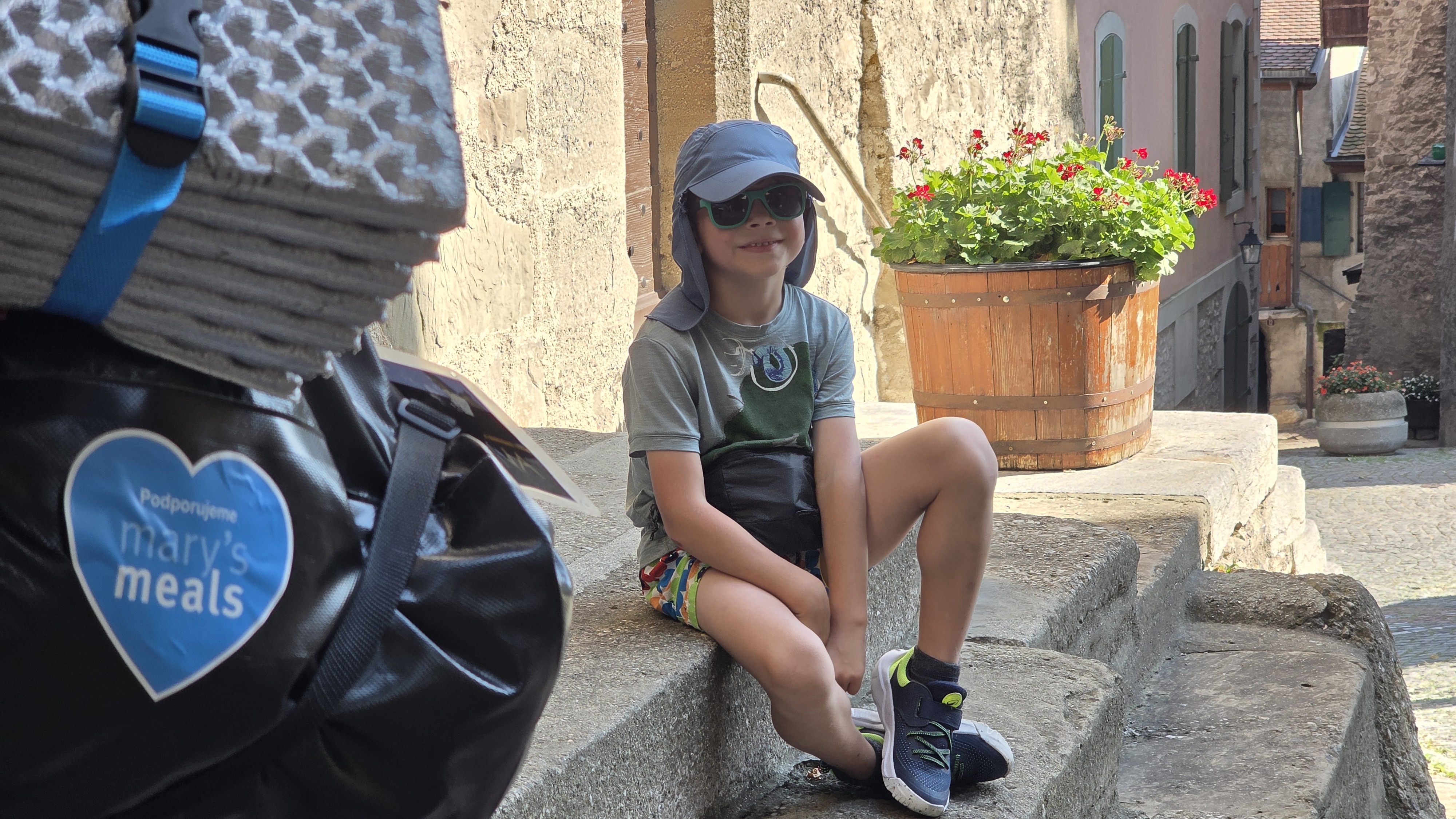 Rodinná pouť Via Francigena pro Mary's Meals.