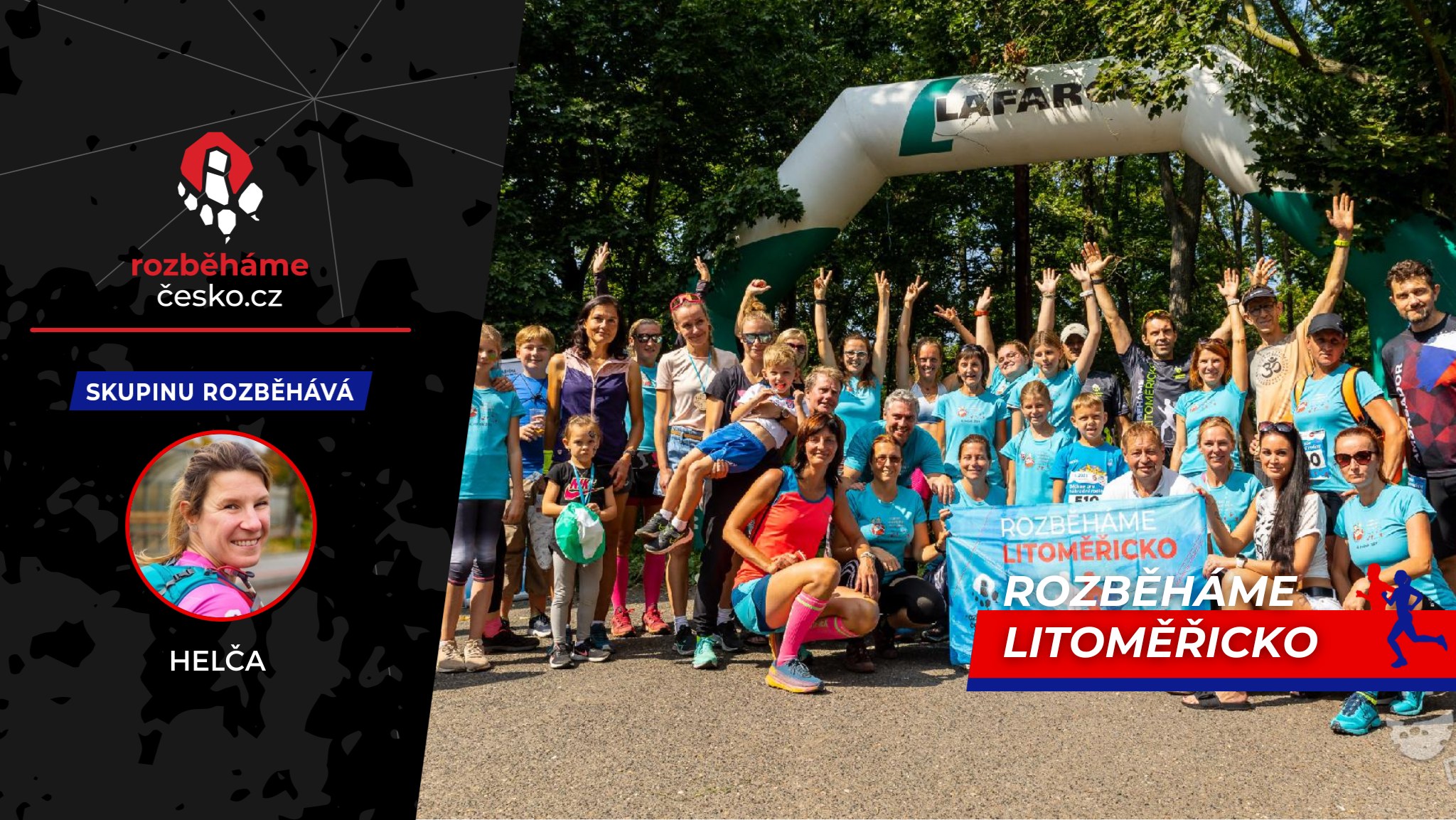 Helena Kotová a Rozběháme Litoměřicko běží pro Hospic