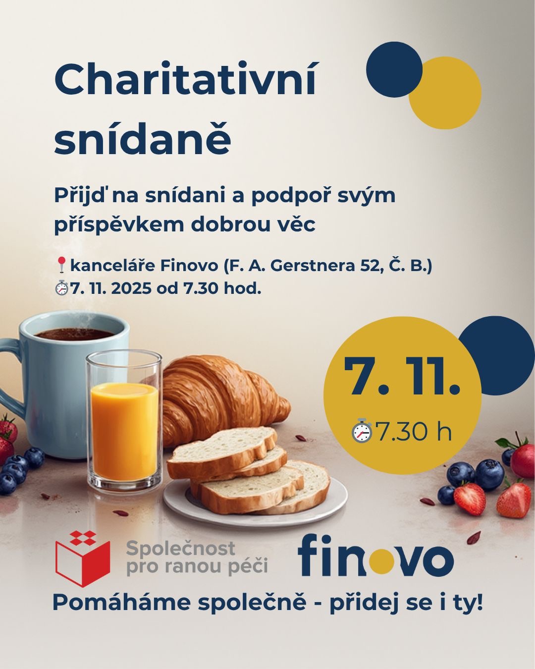 Podpořte s Finovem Společnost pro ranou péči