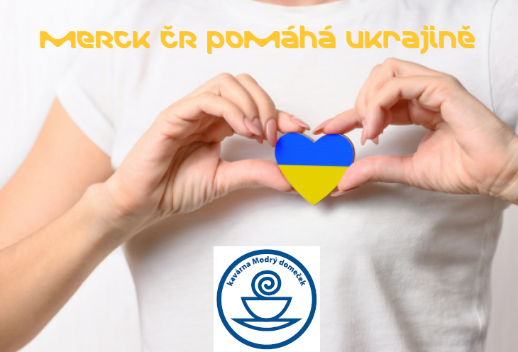 Merck ČR pomáhá Ukrajině: Modrý domeček
