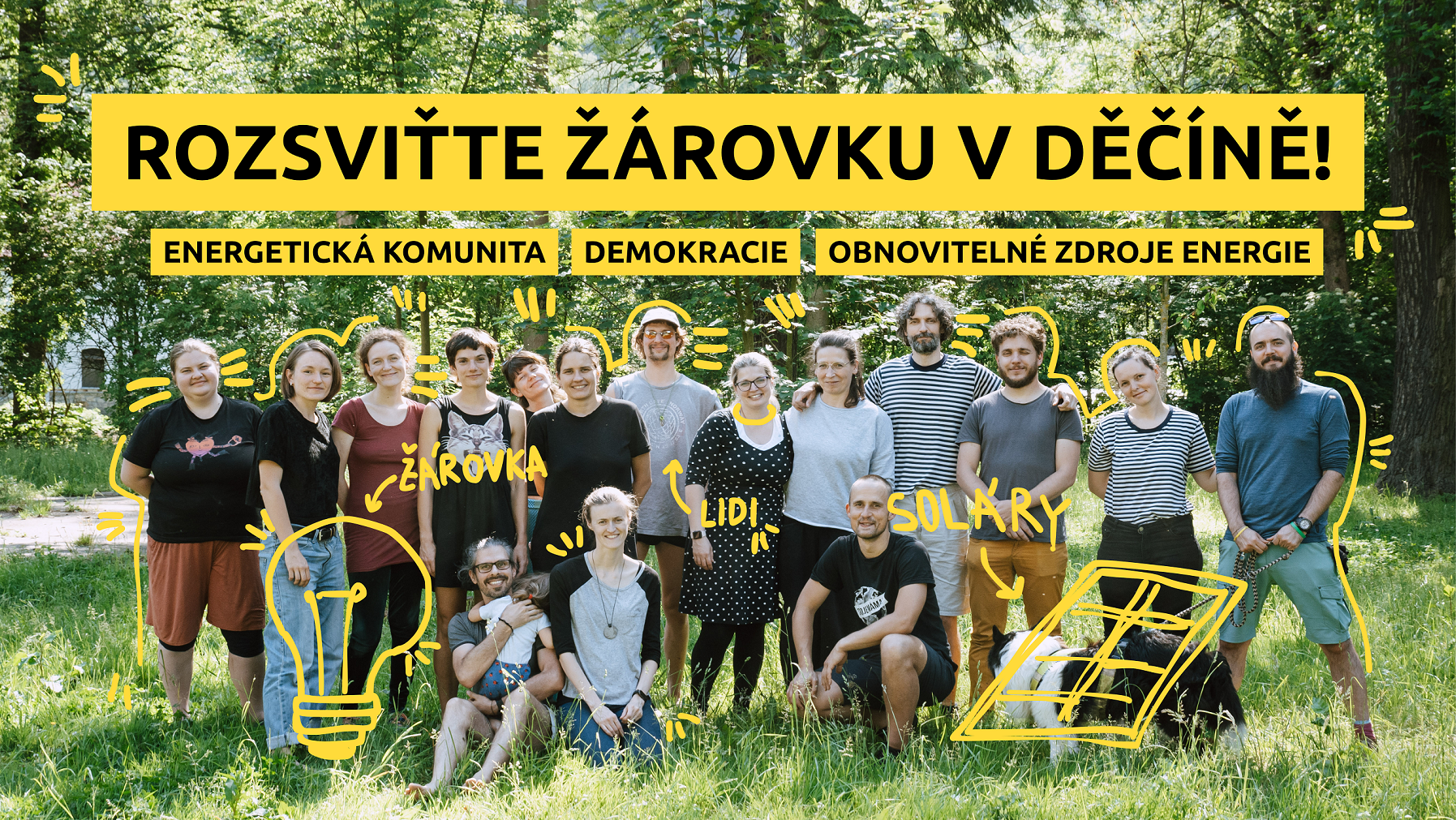 38 žárovek na dortu