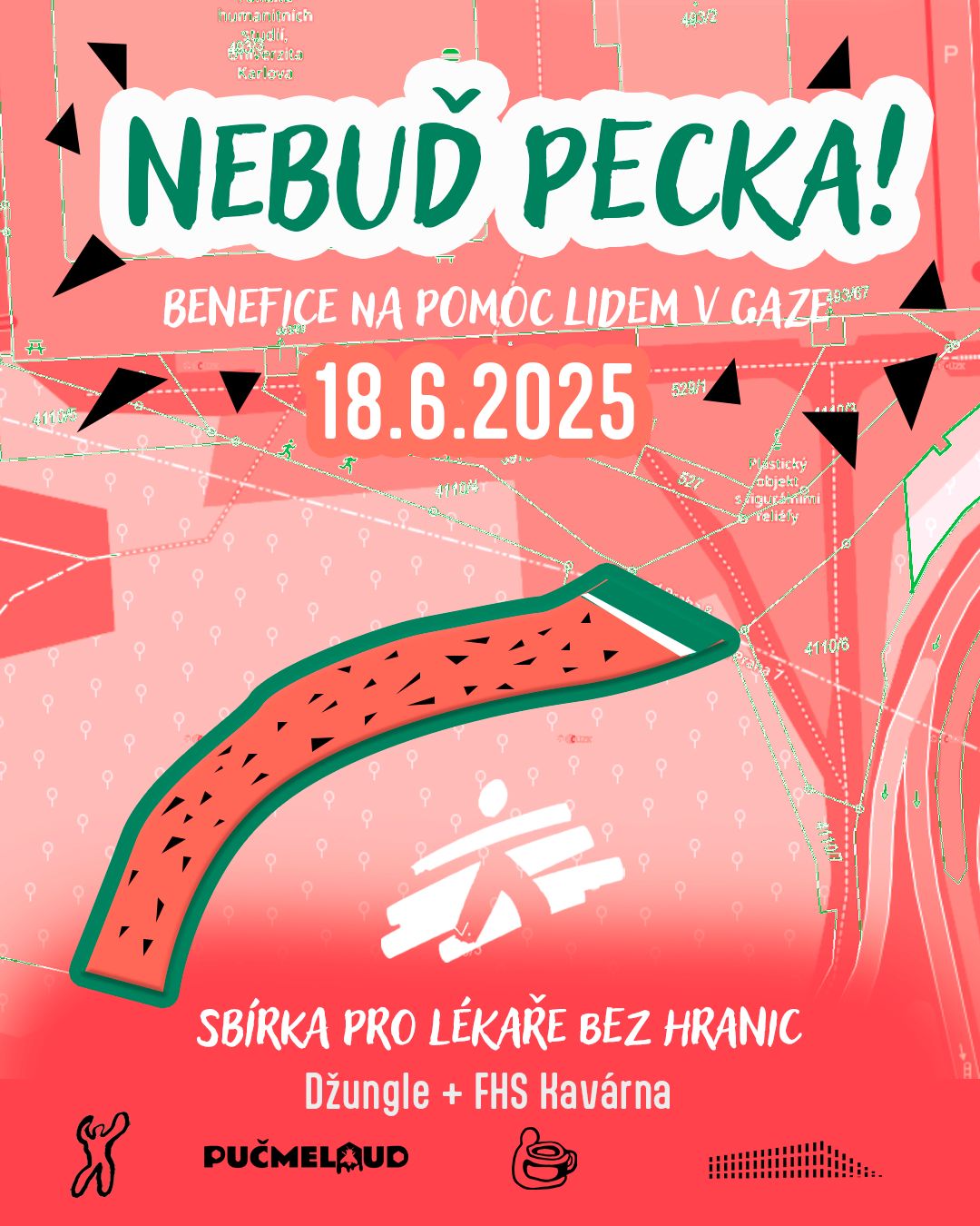 Nebuď pecka! Benefice na pomoc lidem v Gaze.