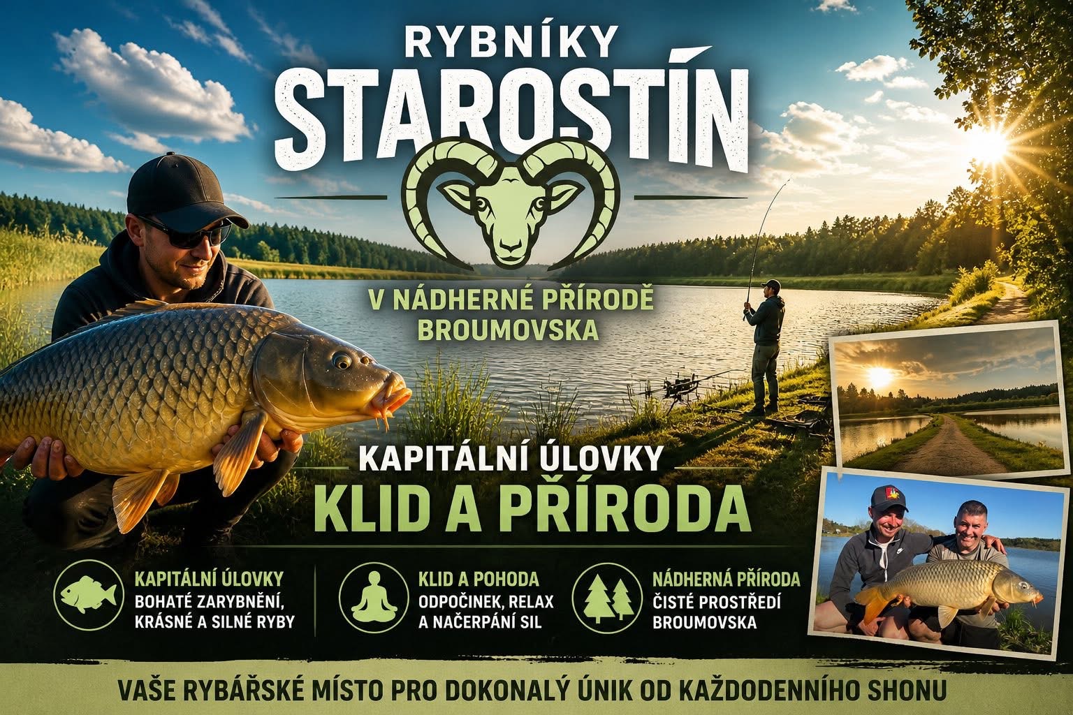 RENEDA CUP STAROSTÍN 2026 - Benefiční rybářské závody