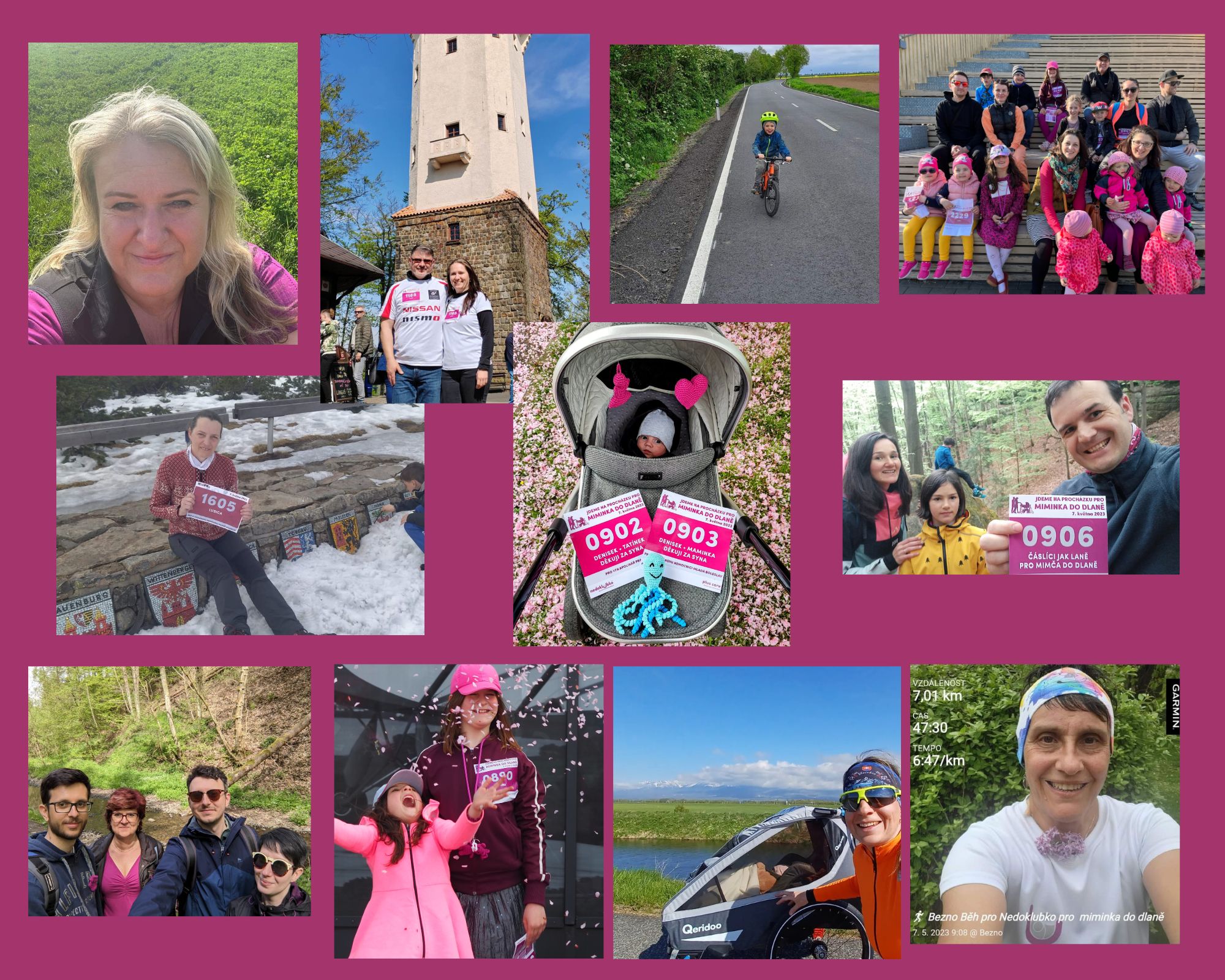 Běh a procházka na podporu miminek do dlaně v Mladé Boleslavi