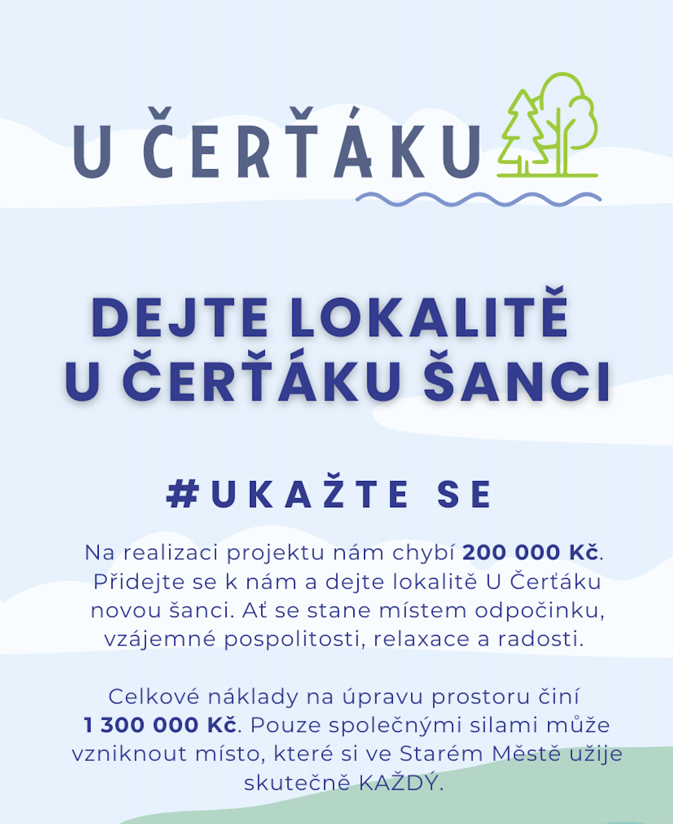 Dejme lokalitě U Čerťáku šanci