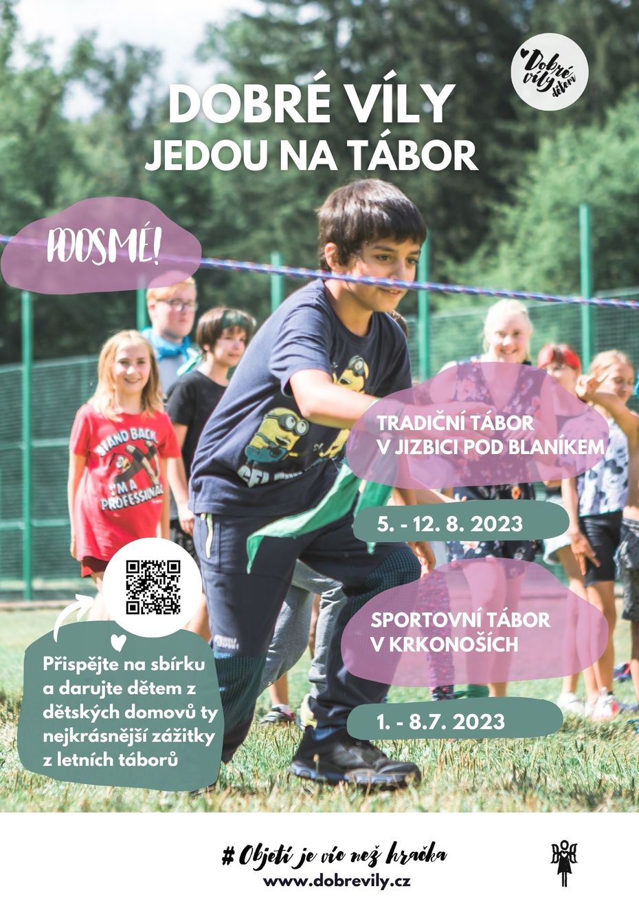 Kytary pomáhají: Letní tábory pro děti z dětských domovů 2023