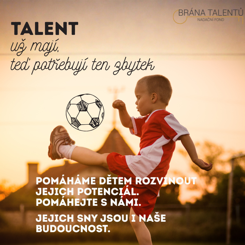 DARUJ TALENT - podpoř talentované děti na cestě za jejich sny
