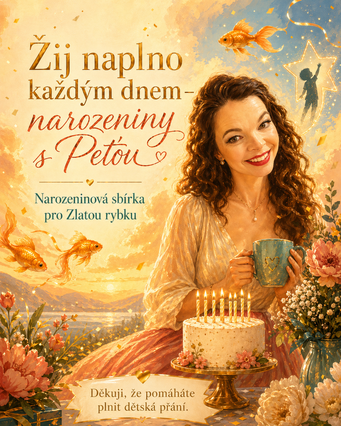 Žij naplno každým dnem aneb narozeniny s Peťou