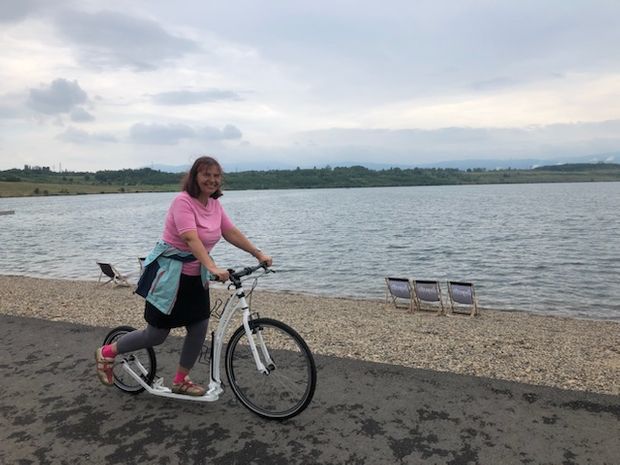 Na koloběžce podél vody pro čistou vodu