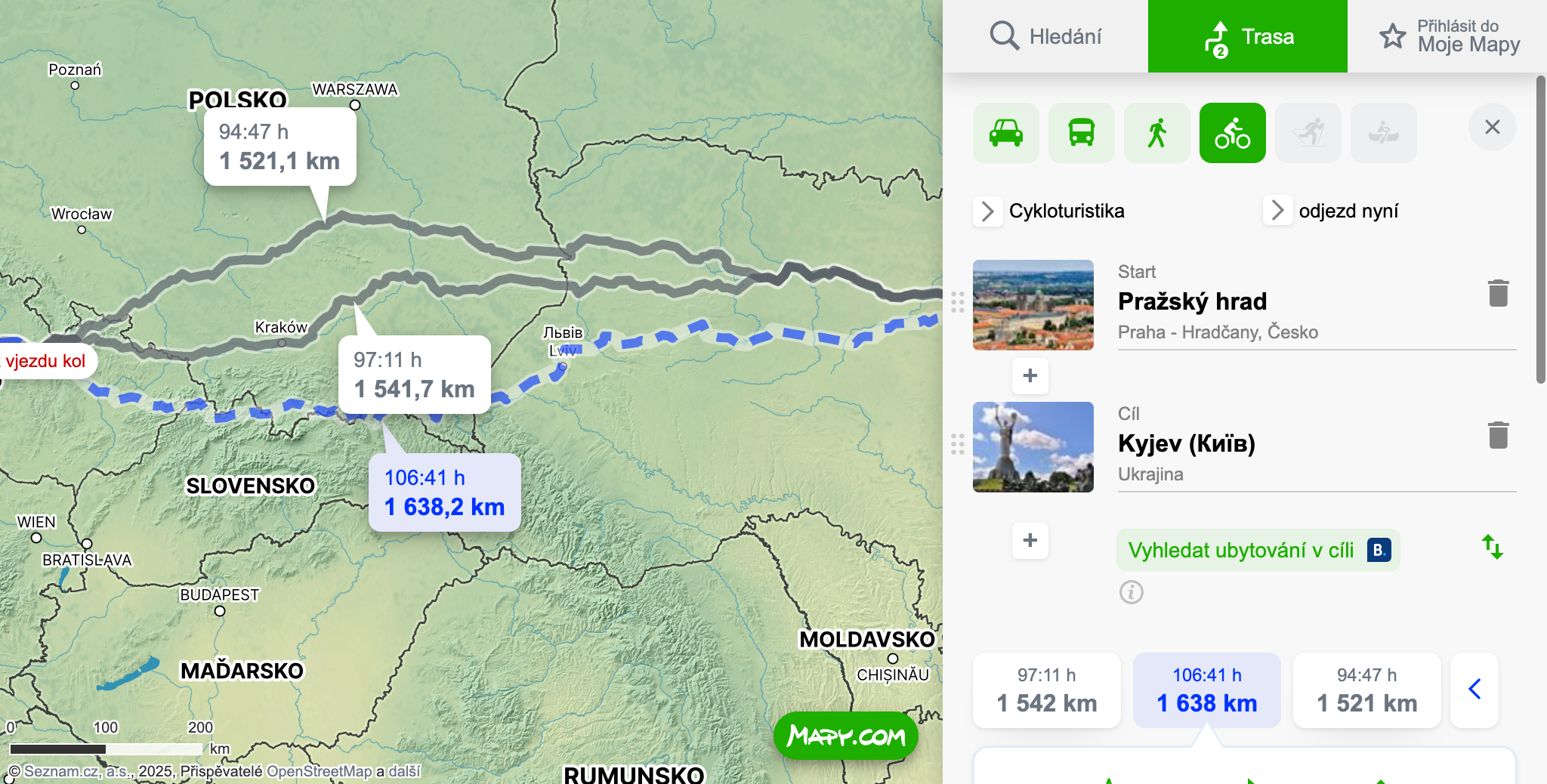 56 km denně na podporu neziskovek v zemích bezprostředně ohrožených ruskou agresí
