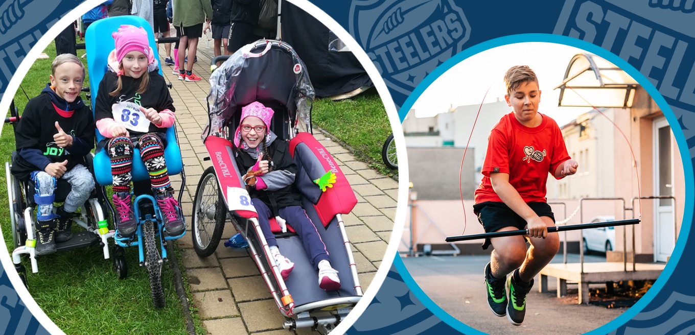 Steelers sbírka: Tréninky pro handicapované děti!