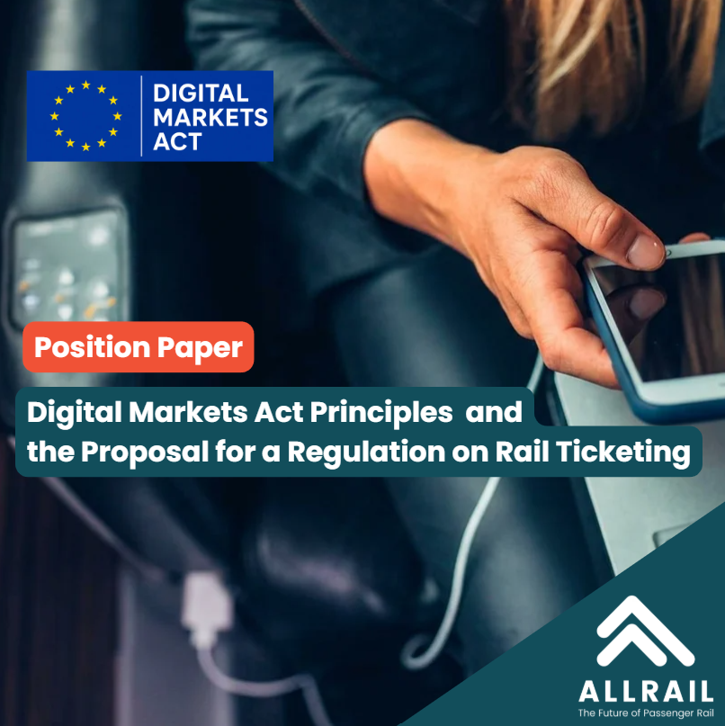 EU Digital Markets Act Principles Must Apply to EU Rail Ticket Distribution
