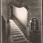 Pohled na schodište (foto Trousil, 1940)