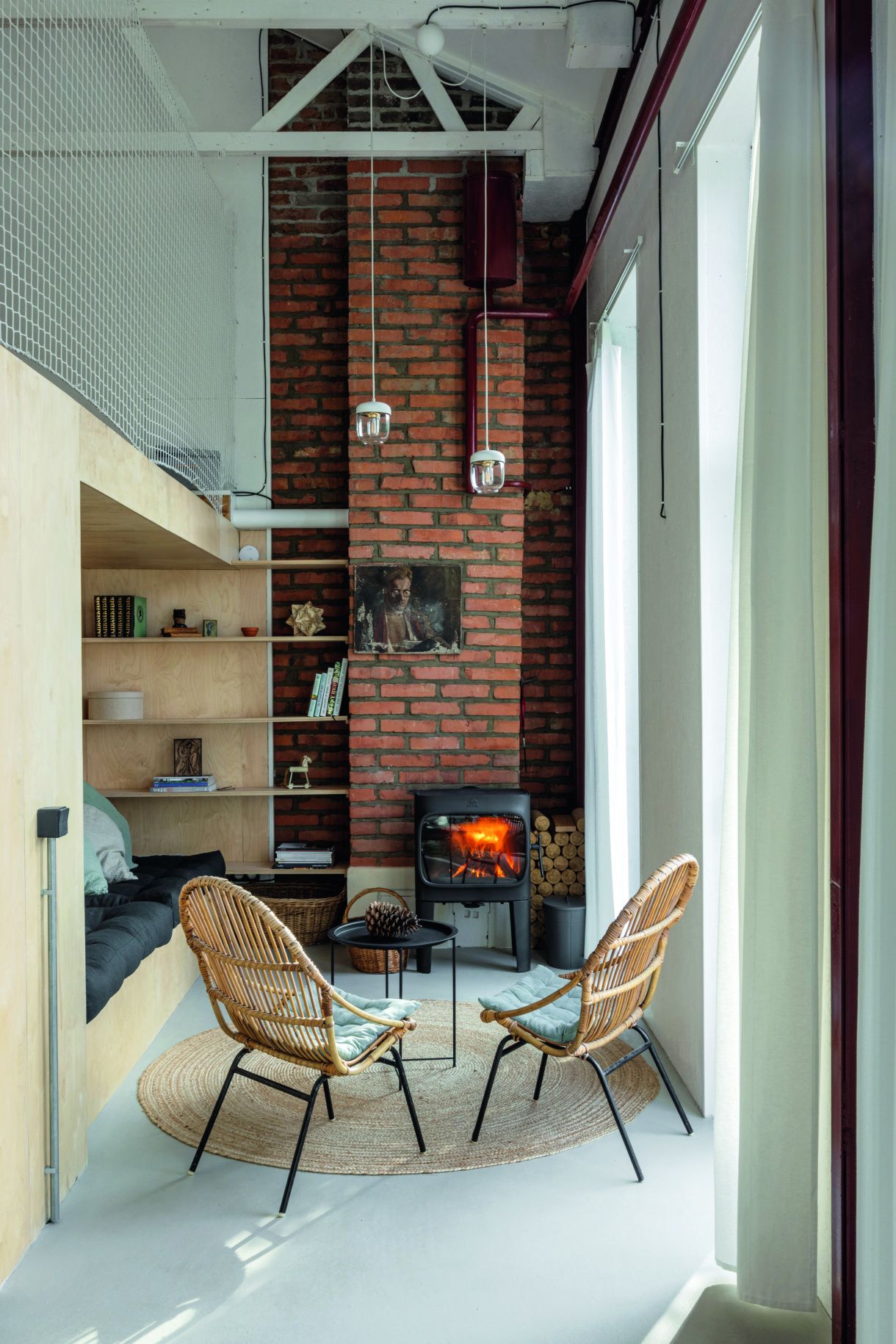 Rekonstrukce ateliéru s vypínači a zásuvkami Mureva Styl