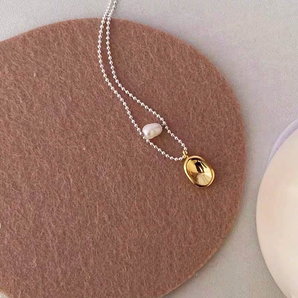 Gold Bean Necklace