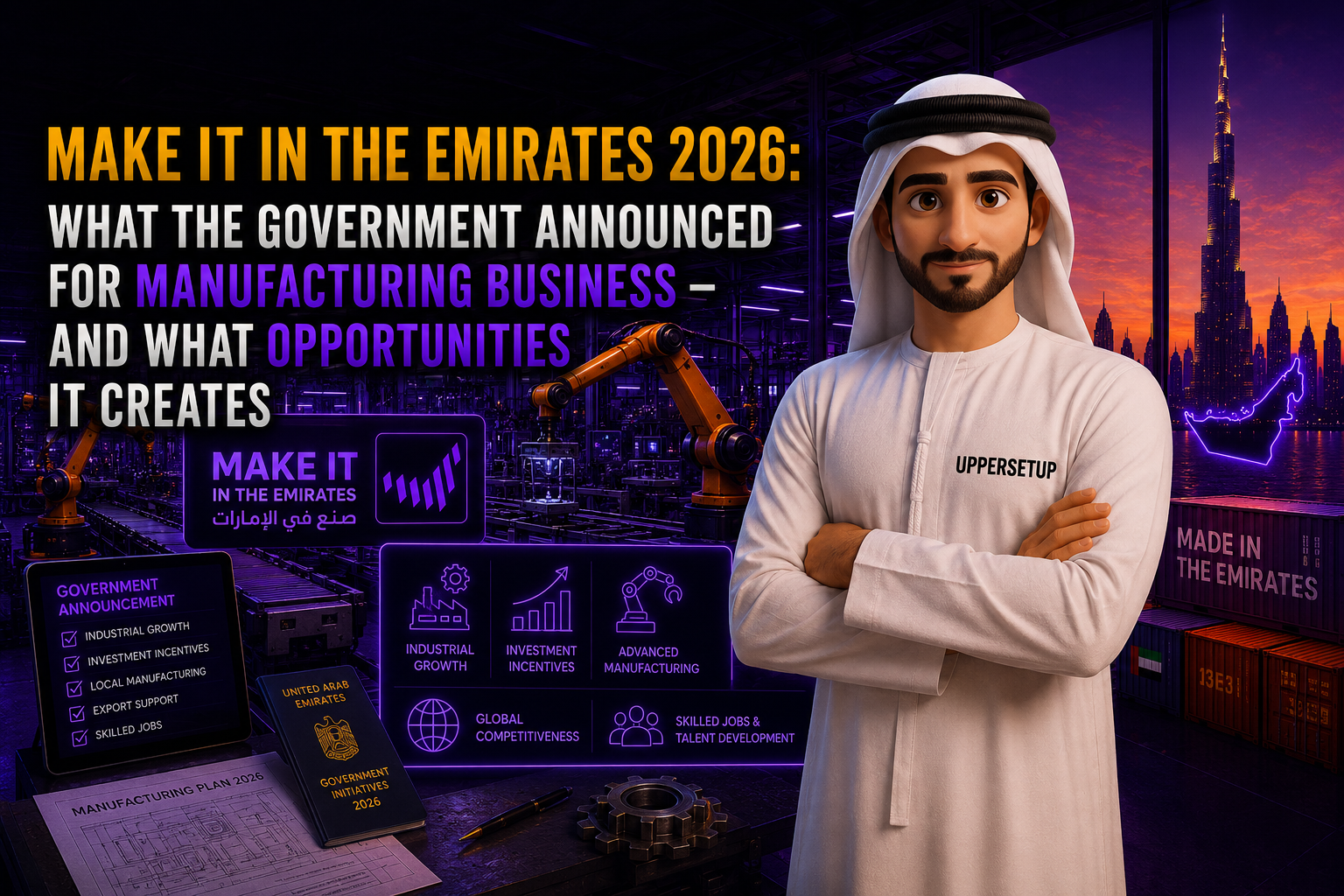 Make it in the Emirates 2026: What the Government Announced for Manufacturing Business — and What Opportunities It Creates