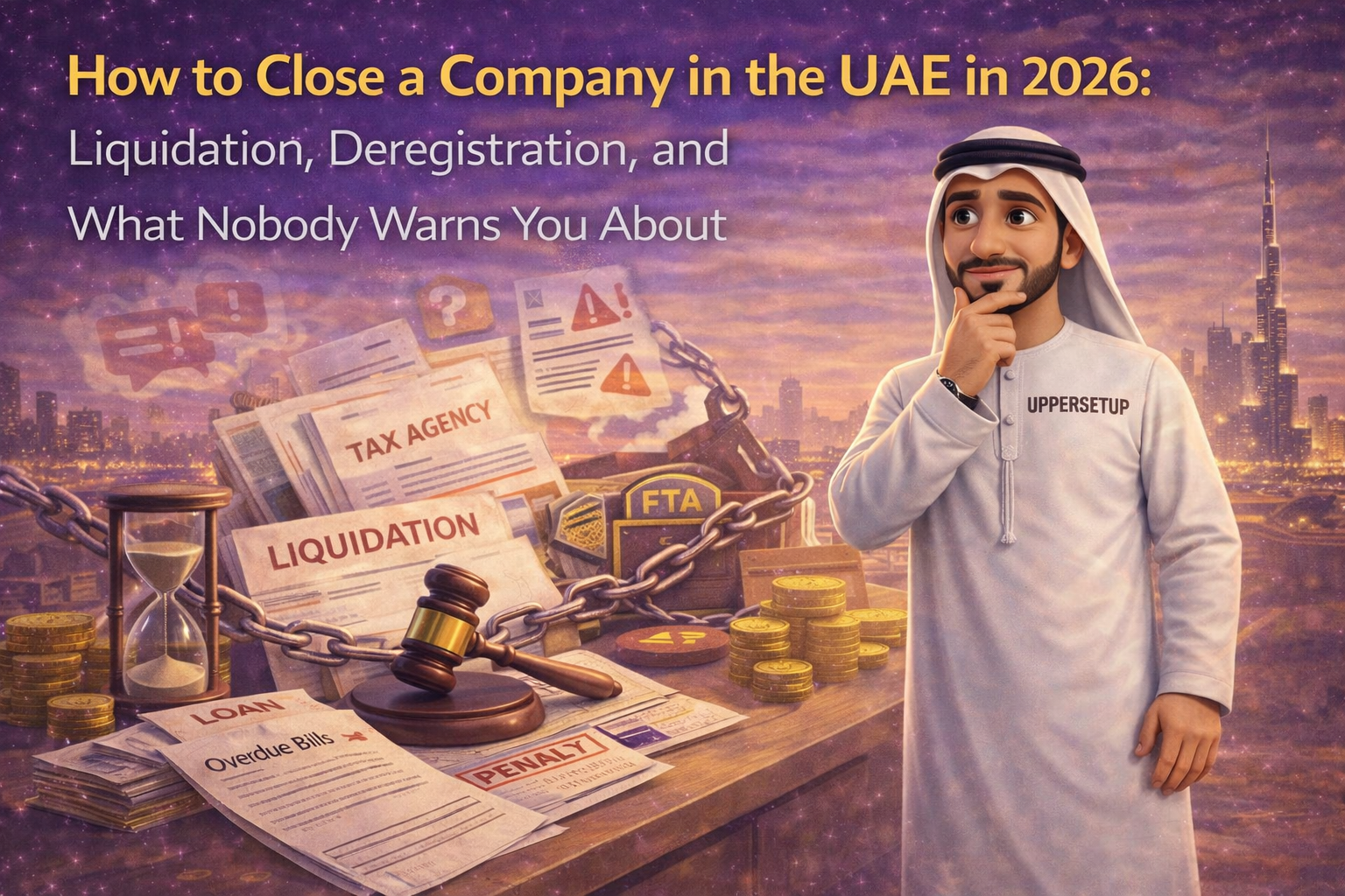 How to Close a Company in the UAE in 2026: Liquidation, Deregistration, and What Nobody Warns You About
