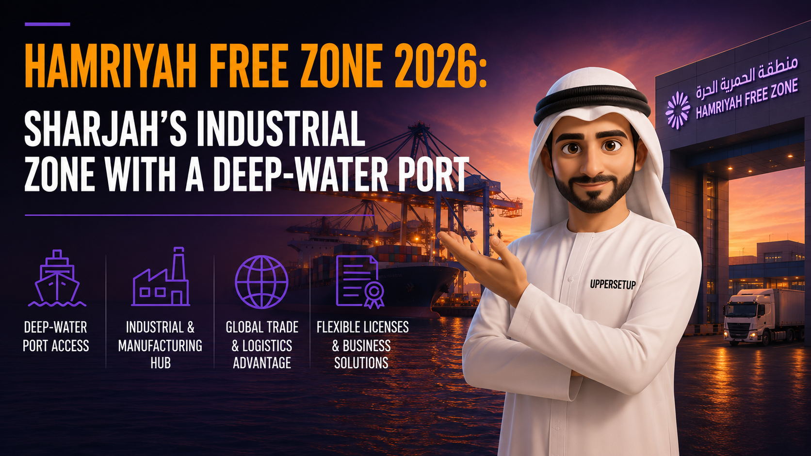 Hamriyah Free Zone 2026: Sharjah’s Industrial Zone with a Deep-Water Port