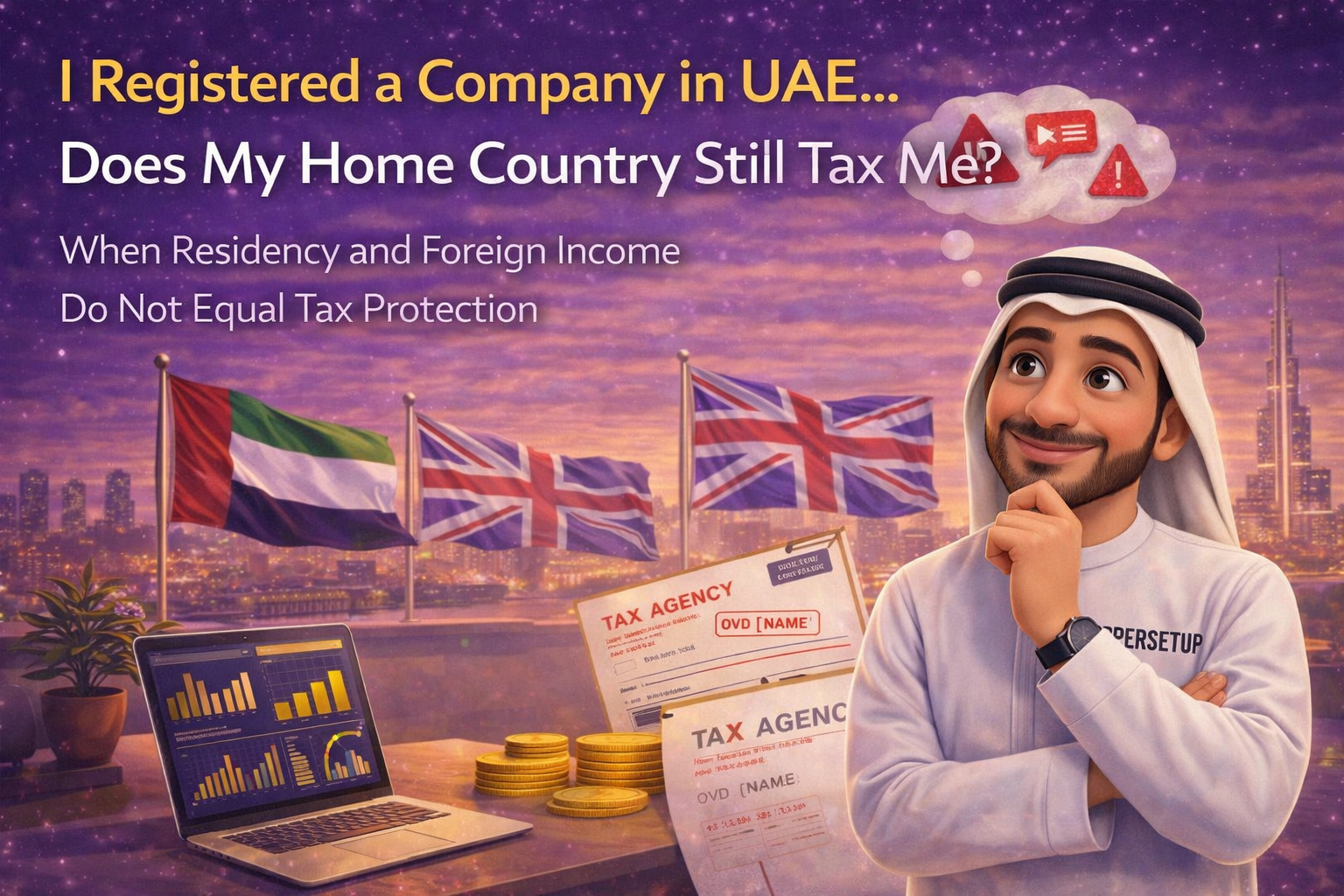 You Registered a Company in the UAE. Does That Make You a UAE Tax Resident?