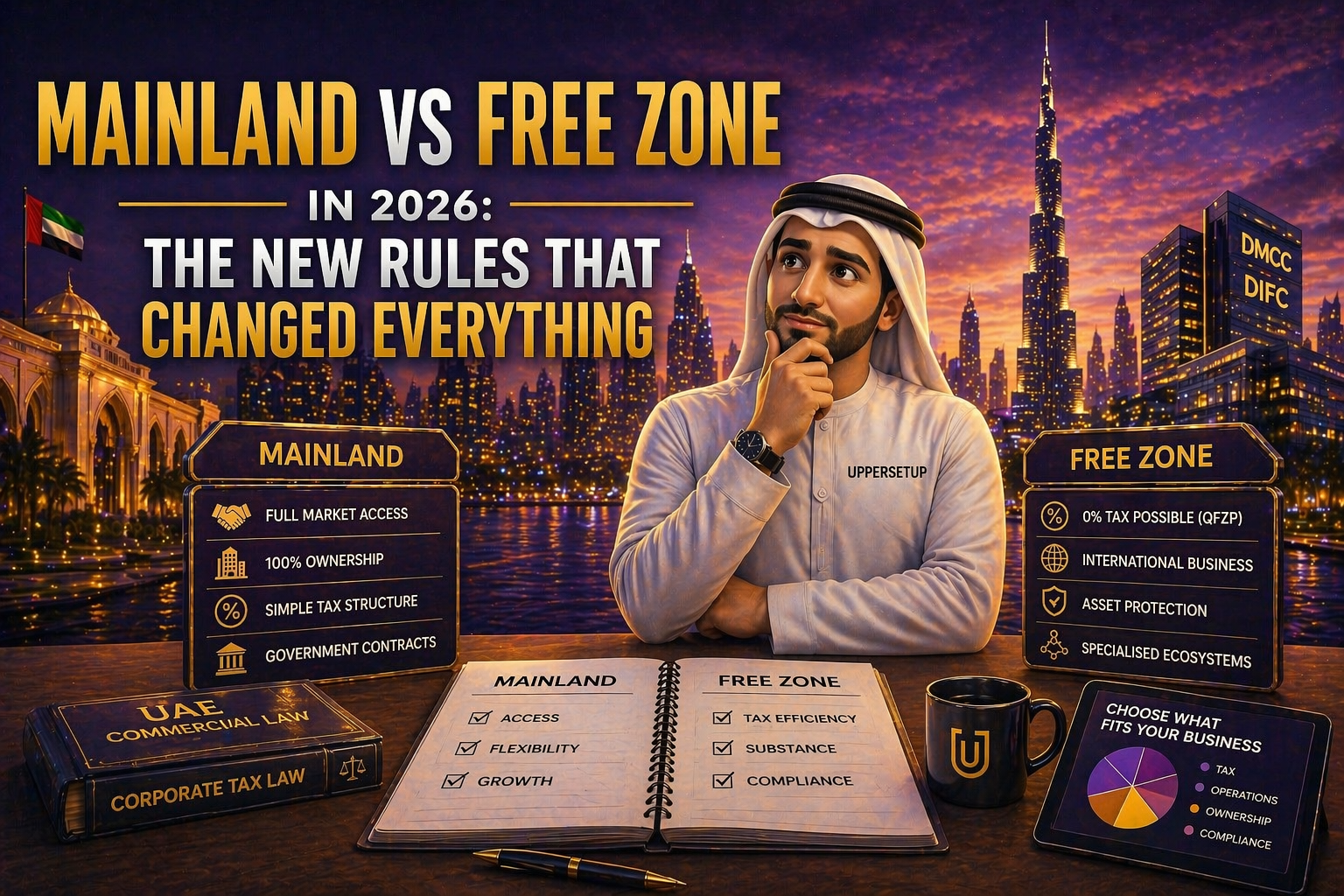 Mainland vs Free Zone in 2026: the New Rules That Changed Everything