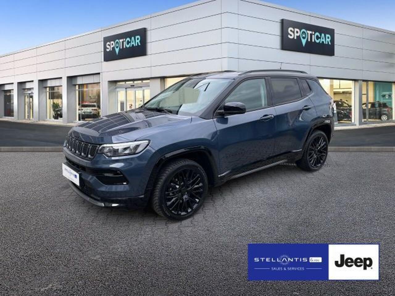 JEEP JEEP COMPASS Gebrauchtwagen blau Hybrid Benzin