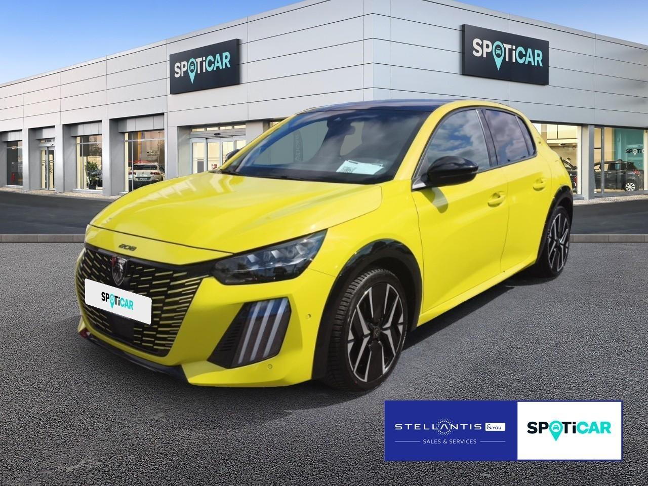 PEUGEOT PEUGEOT 208 Gebrauchtwagen gelb Super