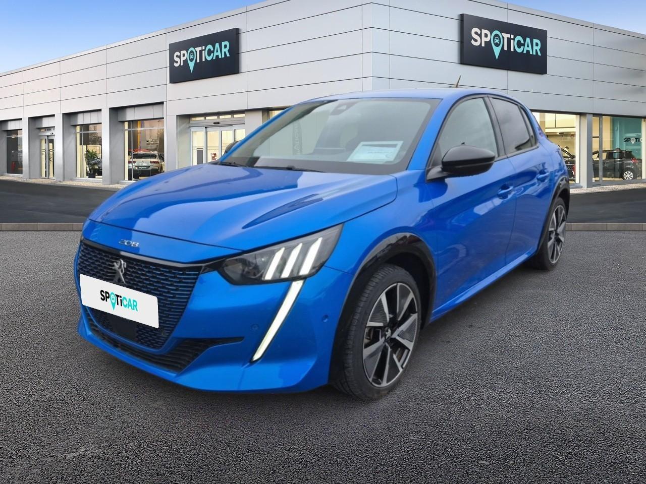PEUGEOT PEUGEOT e-208 Gebrauchtwagen blau Elektro
