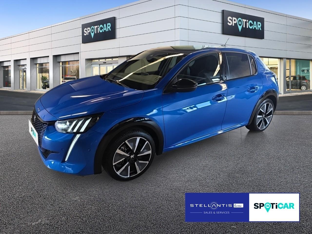 PEUGEOT PEUGEOT e-208 Gebrauchtwagen blau Elektro