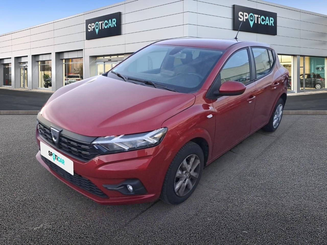 DACIA DACIA SANDERO Occasion Rouge Essence ou gaz 2022