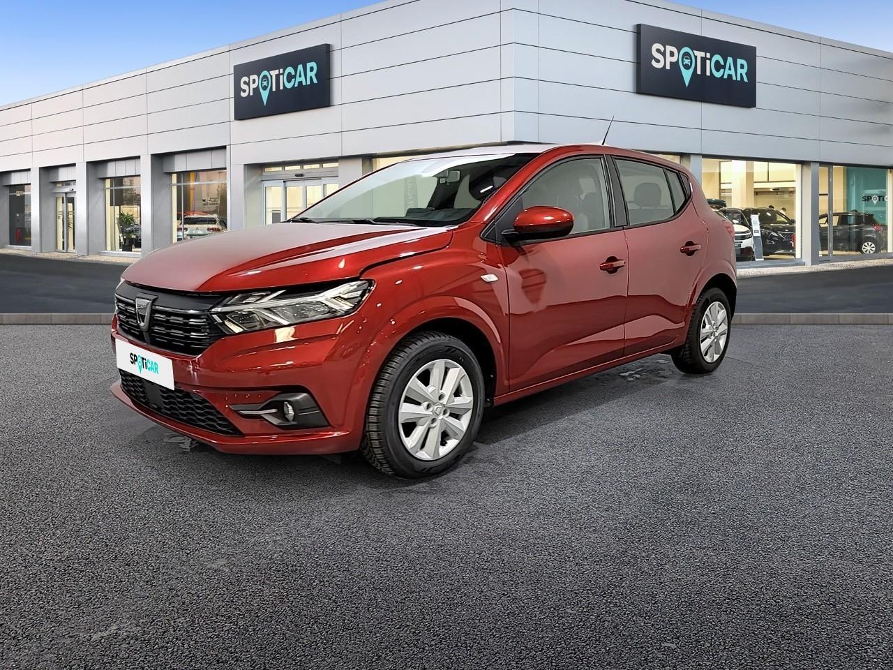 DACIA DACIA SANDERO Occasion Rouge Essence ou gaz 2022