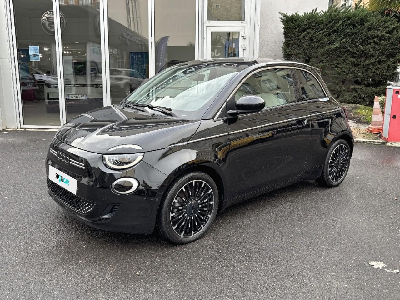 FIAT FIAT 500 Occasion Onyx Black Courant électrique 2023