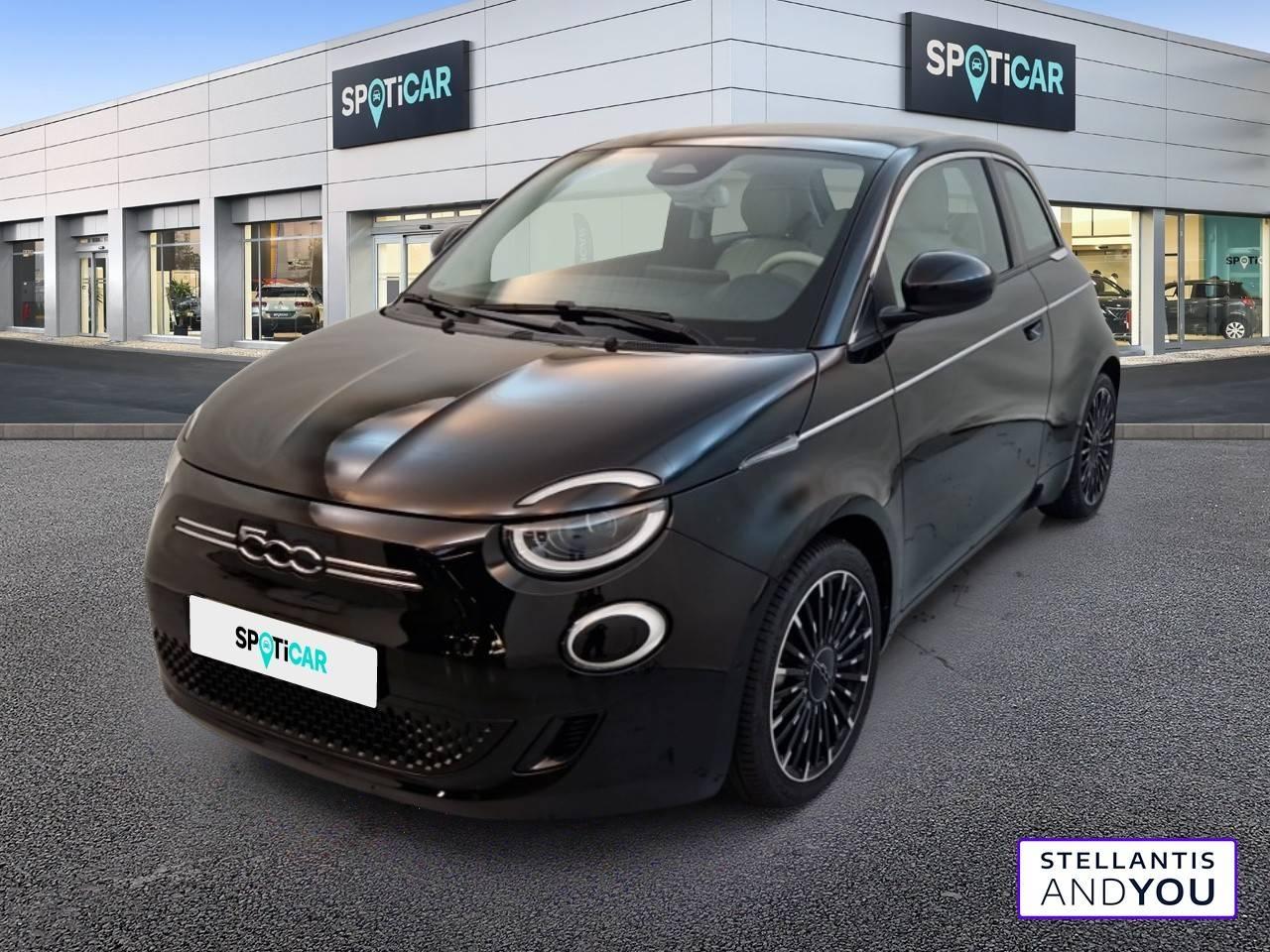 FIAT FIAT 500 Occasion Noir Courant électrique 2023