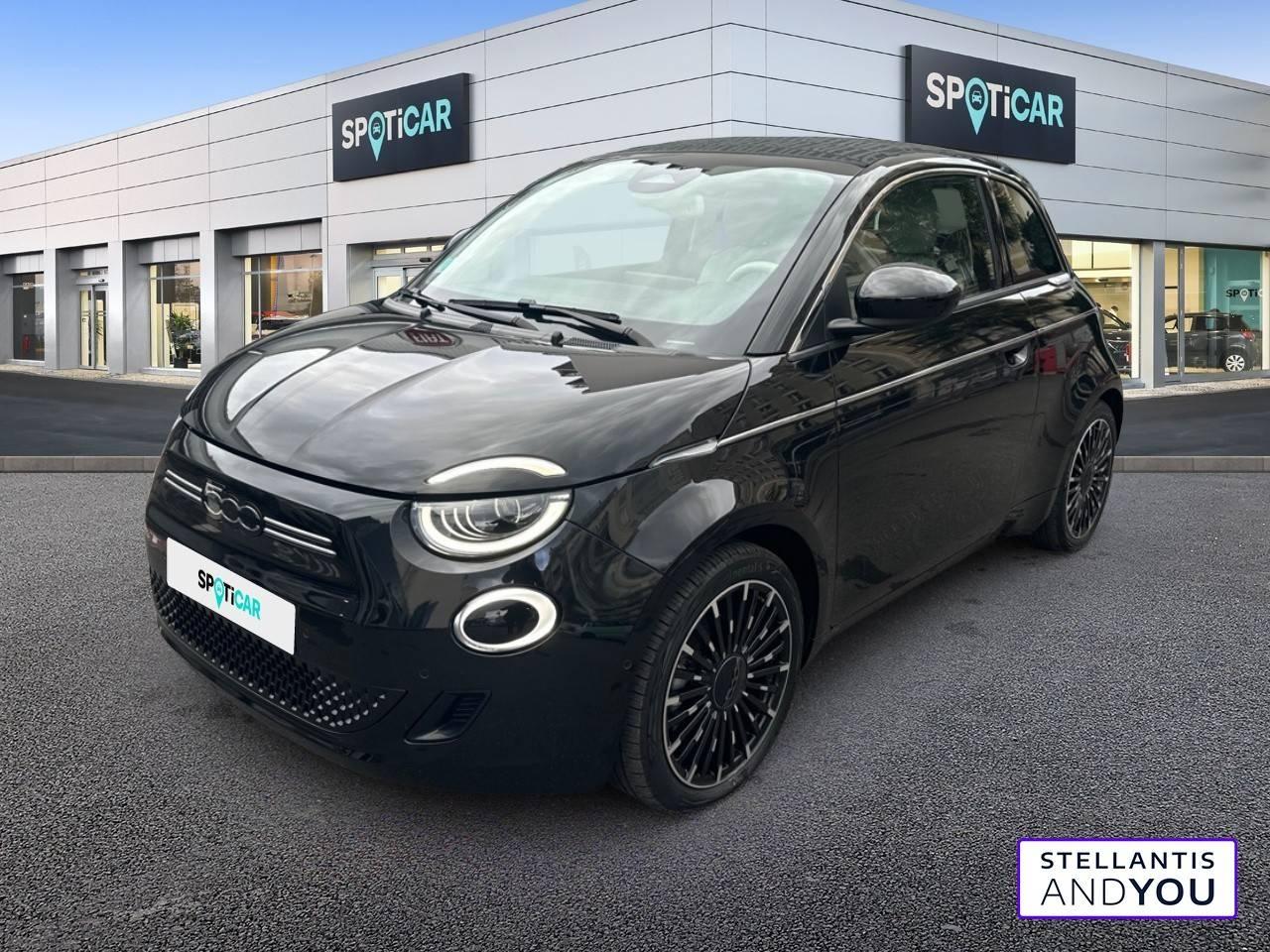 FIAT FIAT 500 Occasion Onyx Black Courant électrique 2023