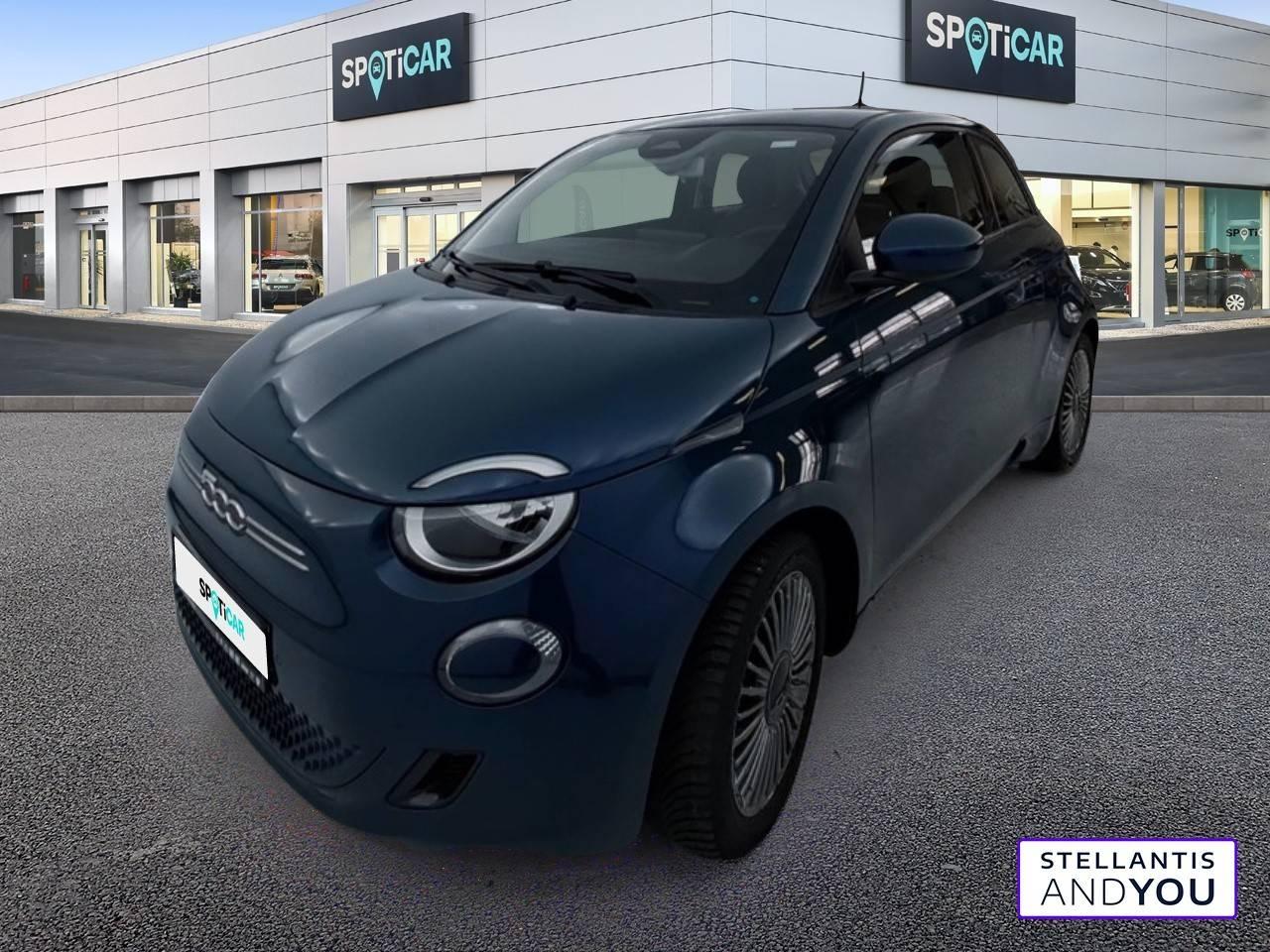 FIAT FIAT 500 Occasion Bleu Courant électrique 2021