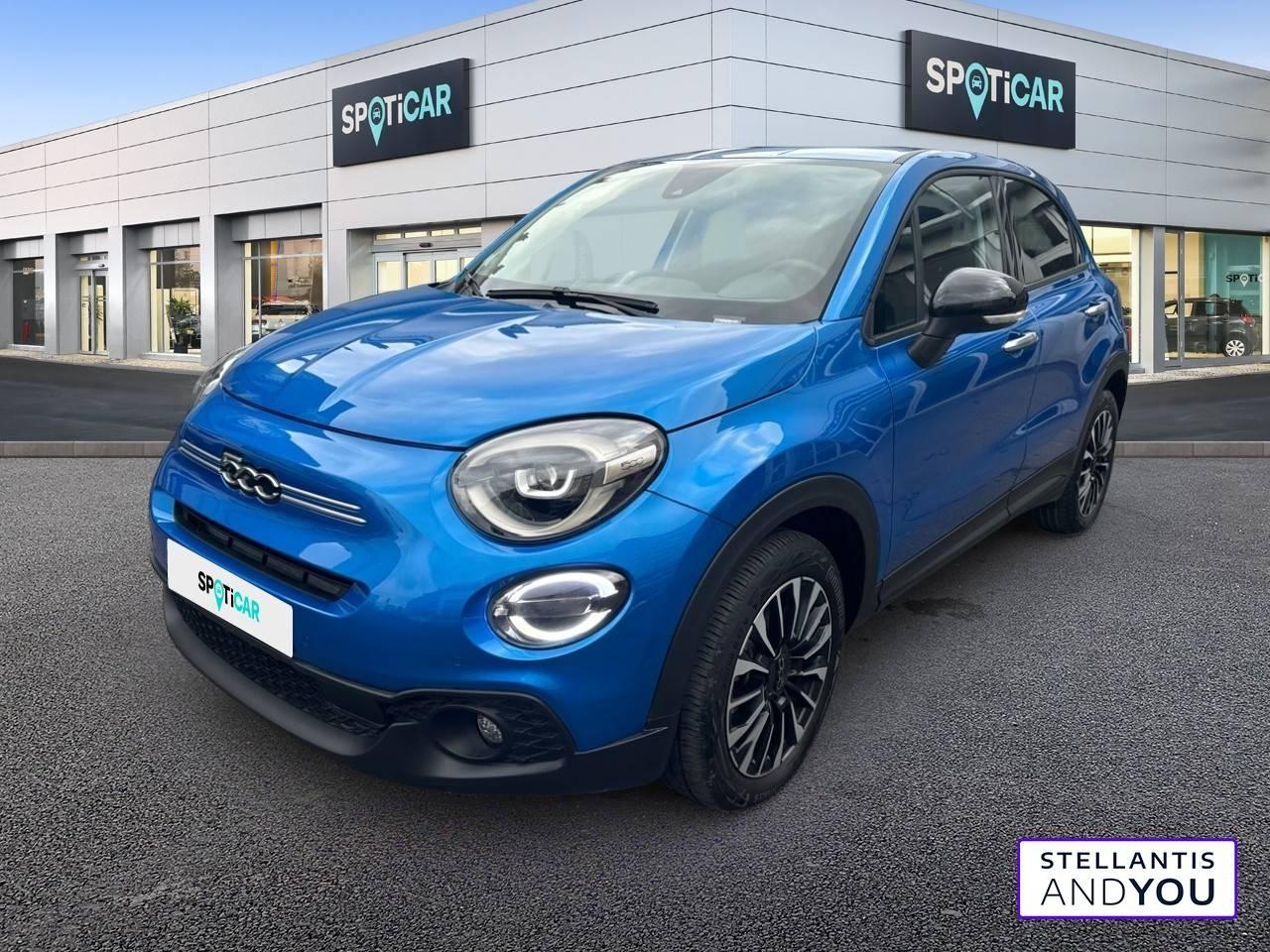 FIAT FIAT 500X Occasion Svetlo plava metalik Essence sans plomb 2024