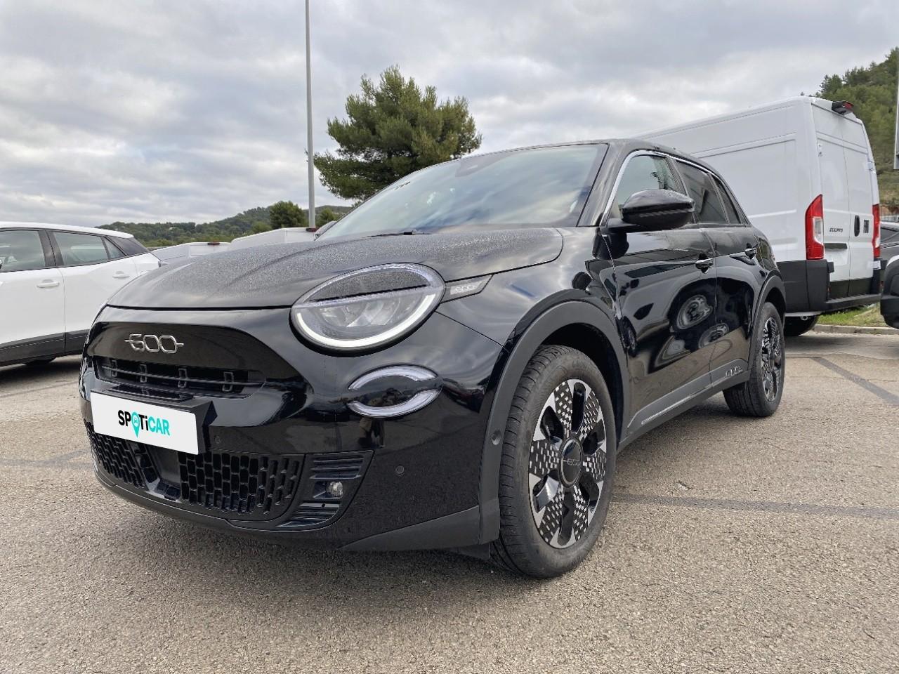 FIAT FIAT 600 Occasion Onyx Black Essence sans plomb 2025