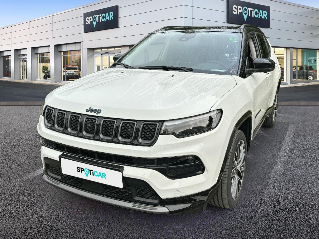 JEEP JEEP COMPASS Occasion Blanc Essence / Courant électrique 2025