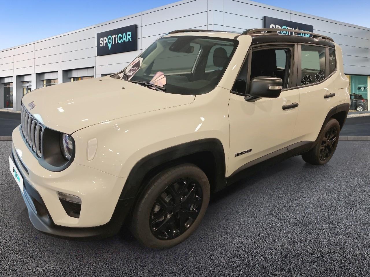 JEEP JEEP RENEGADE Occasion Alpine White avec toit noir Essence / Courant électrique 2024