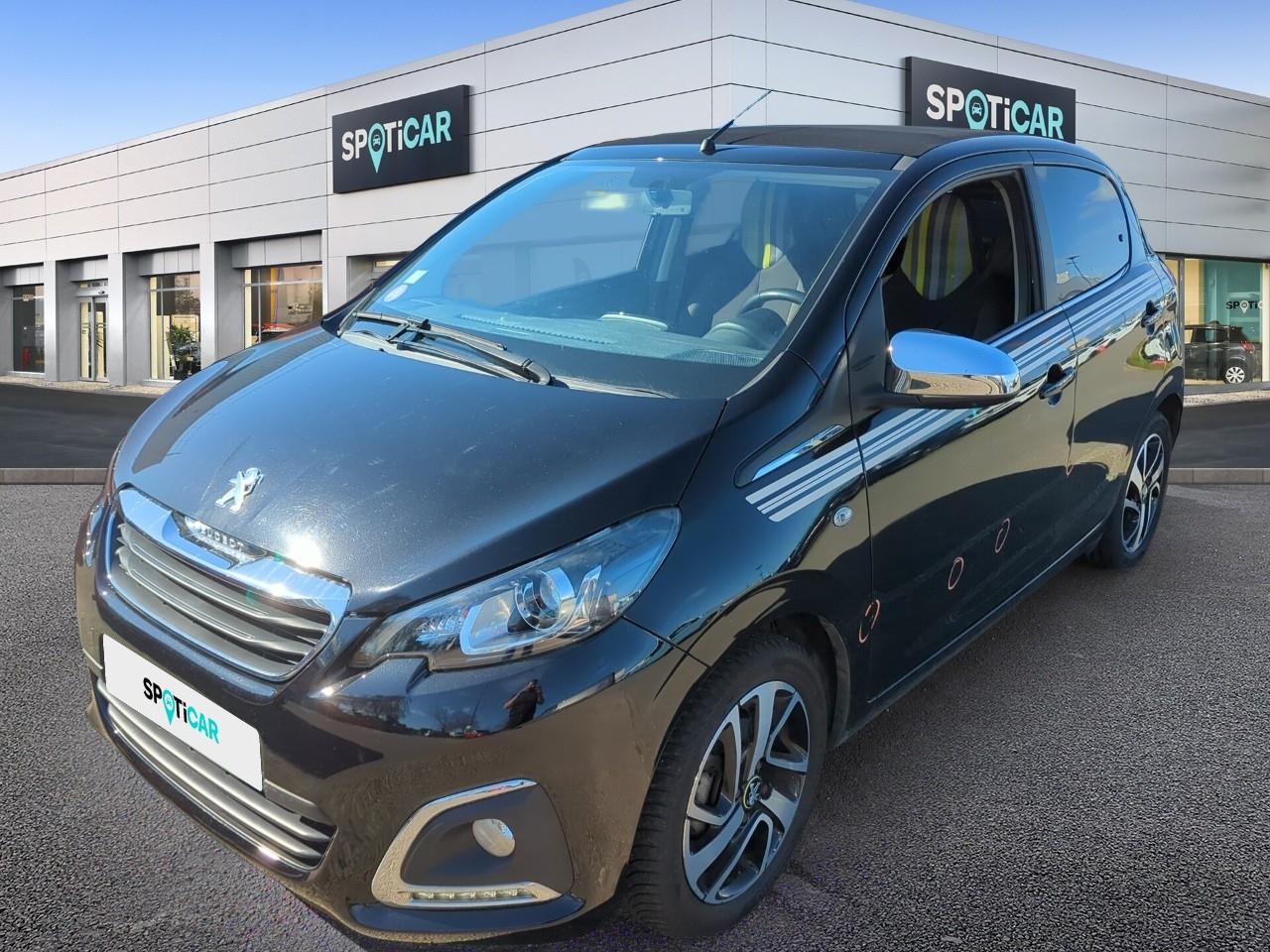 PEUGEOT PEUGEOT 108 Occasion Noir Essence sans plomb 2018