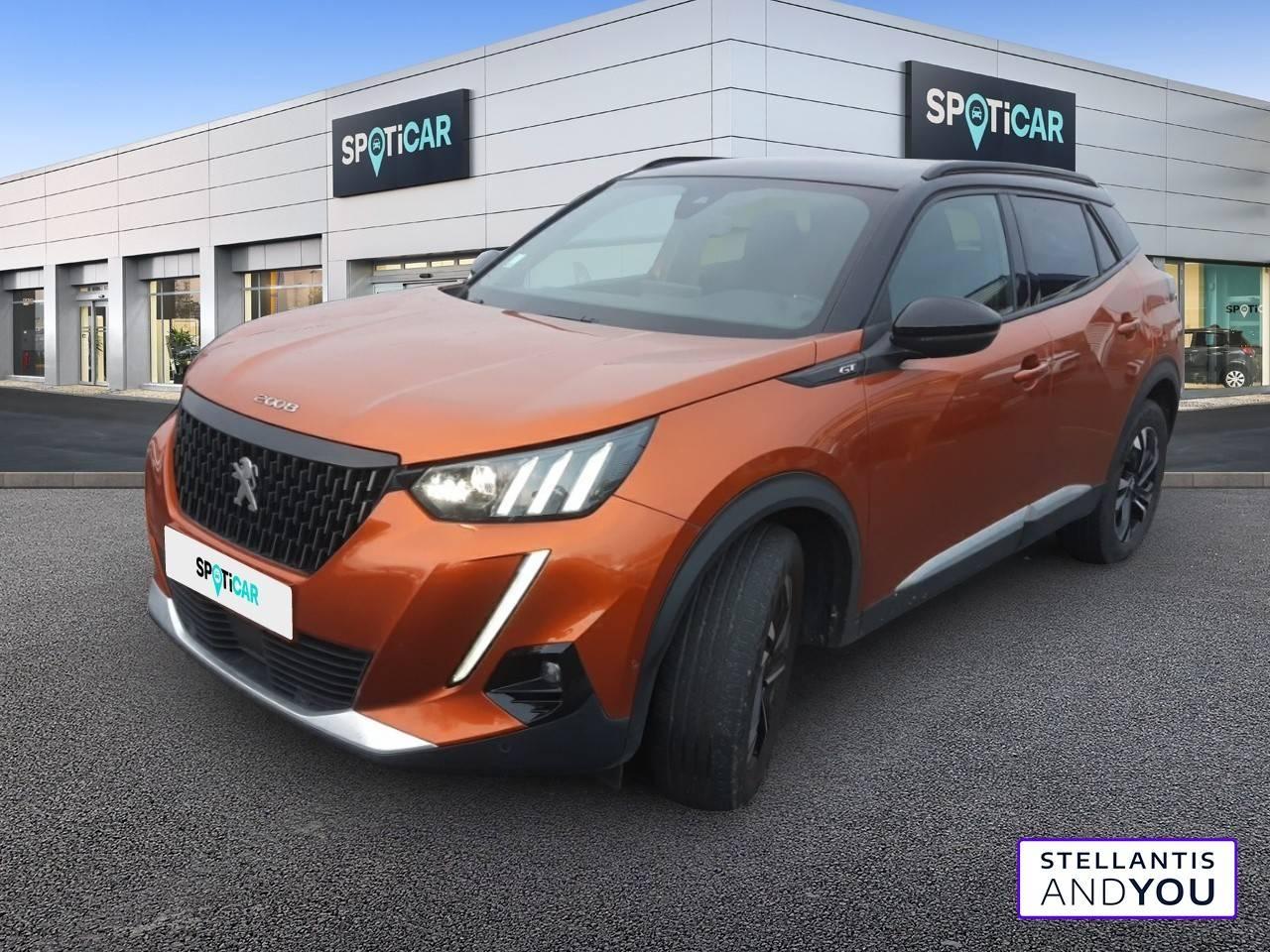 PEUGEOT PEUGEOT 2008 Occasion Orange Essence sans plomb 2022