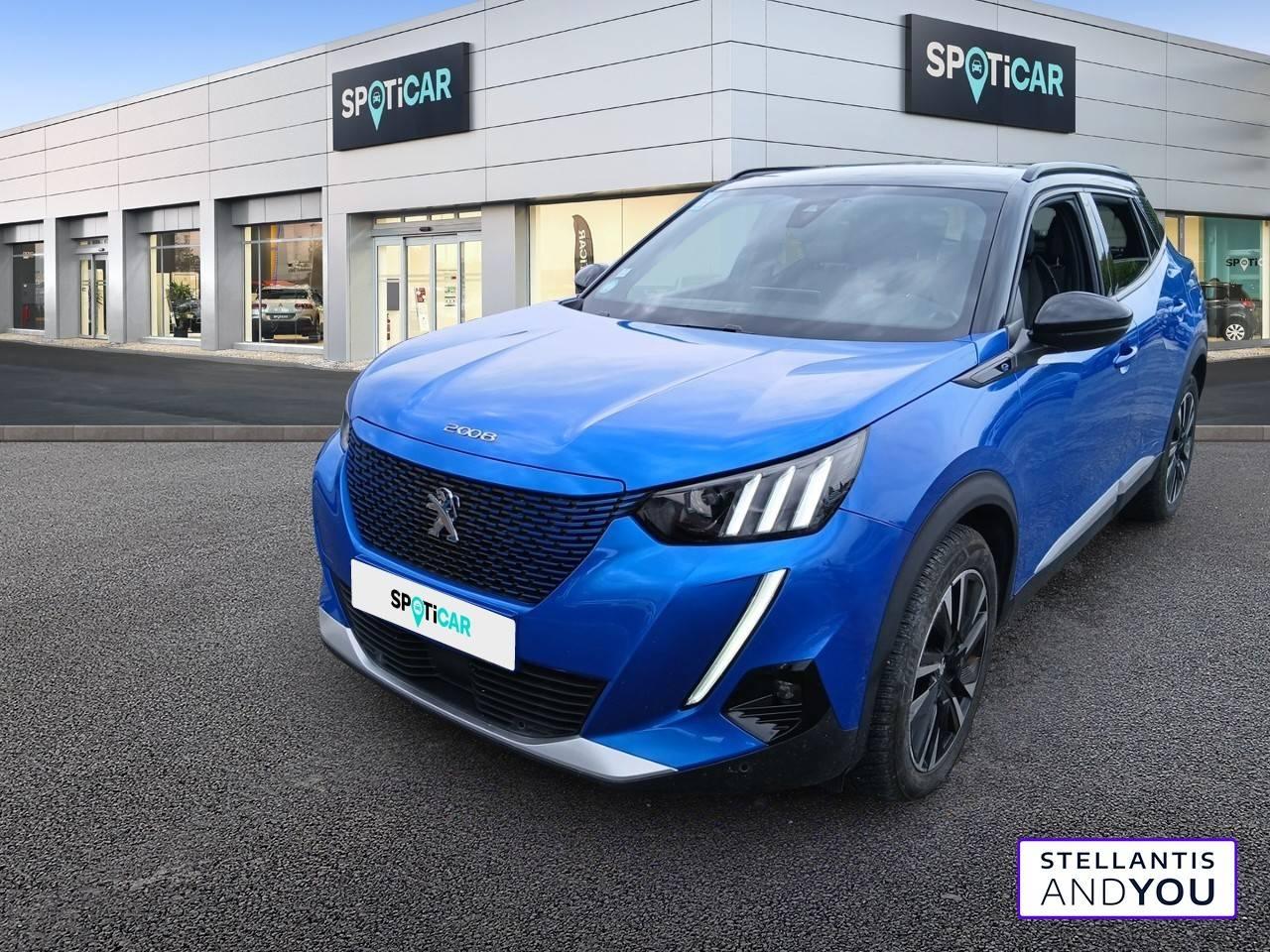 PEUGEOT PEUGEOT 2008 Occasion Bleu Courant électrique 2021