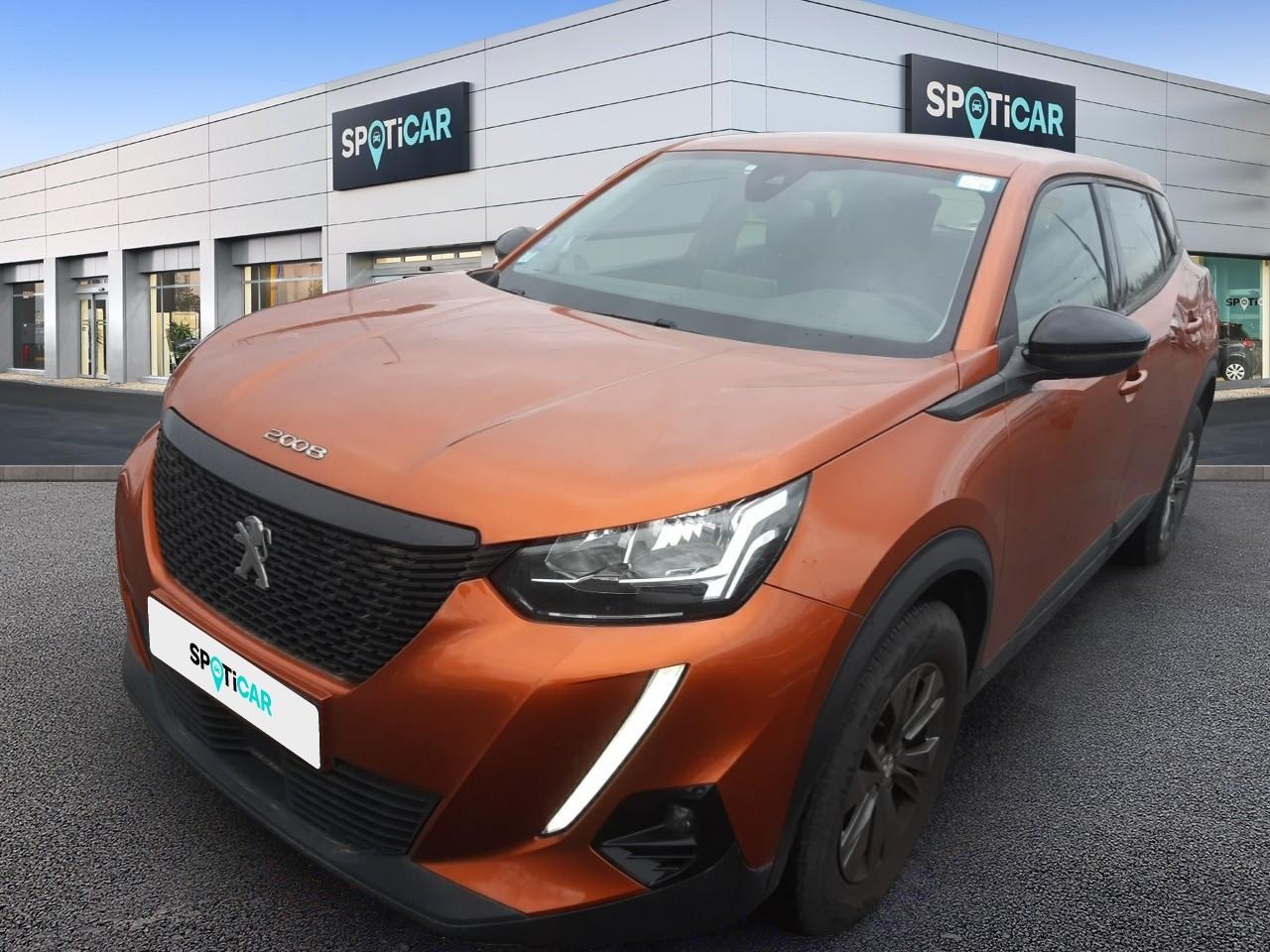 PEUGEOT PEUGEOT 2008 Occasion Orange Essence sans plomb 2022