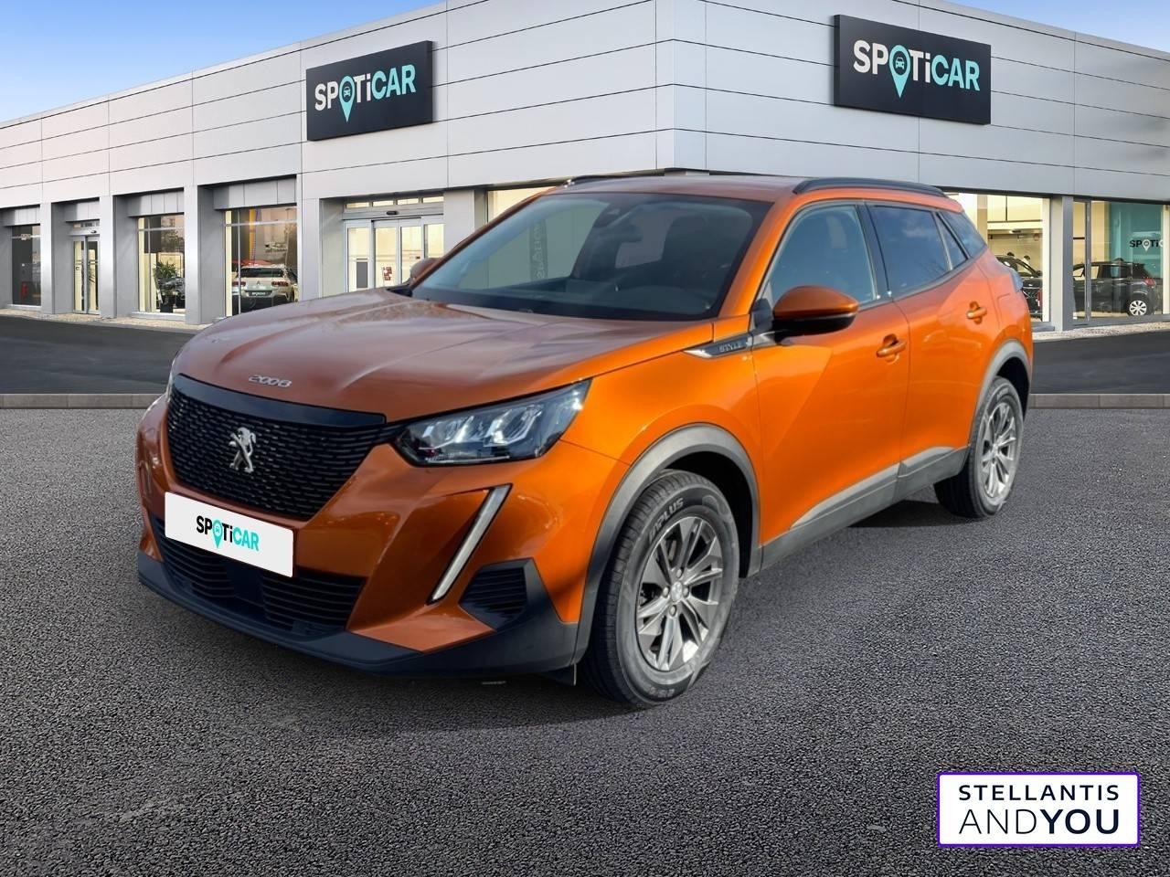PEUGEOT PEUGEOT 2008 Occasion Orange Essence sans plomb 2022