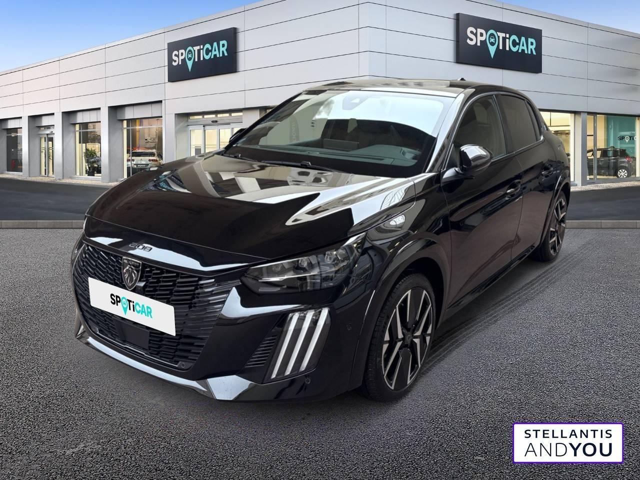 PEUGEOT PEUGEOT 208 Occasion Noir Courant électrique 2025